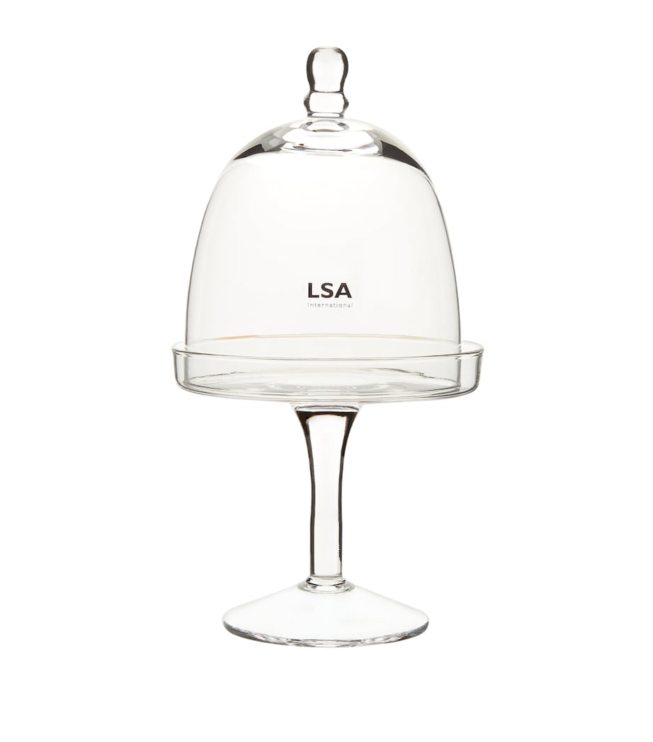 LSA International Serving Stand with Dome Clear Image 1