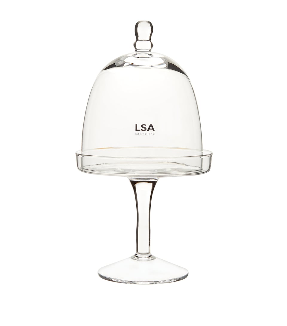 LSA International Serving Stand with Dome Clear