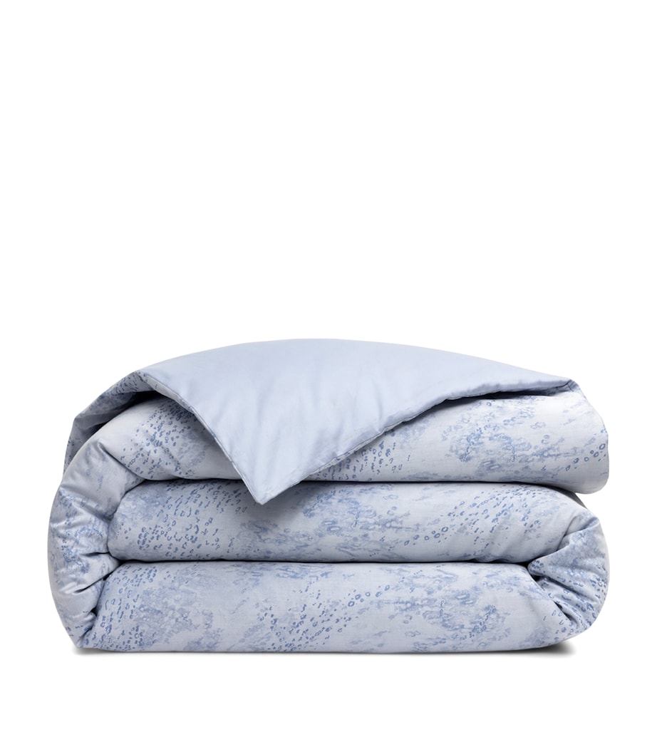 Yves Delorme Ecumes Super King Duvet Cover (260cm x 220cm) Blue Image 1