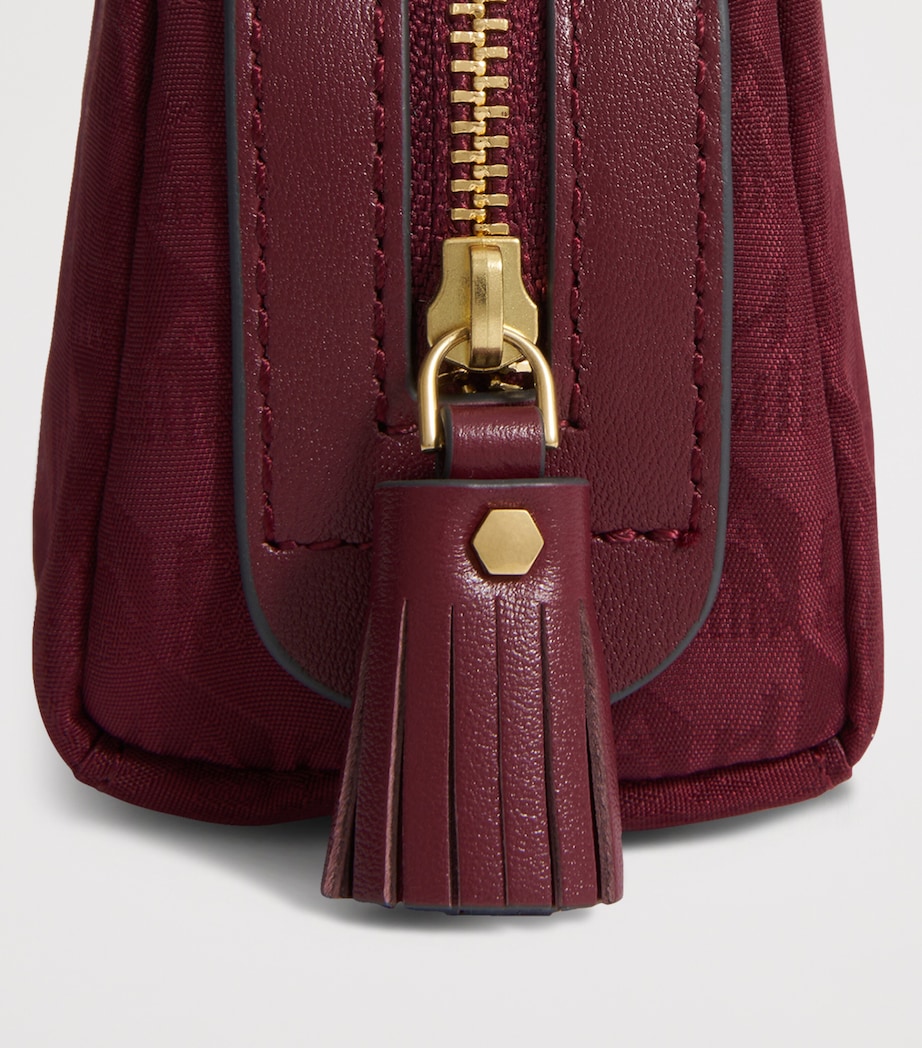 Jacquard Logo Girlie Stuff Pouch MEDIUM RED Image 4