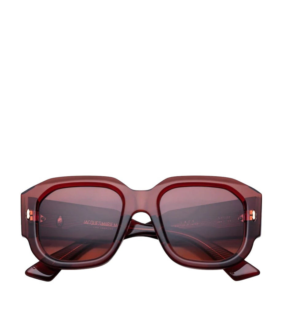 Jacques Marie Mage Lacy Square Sunglasses Umber Image 1