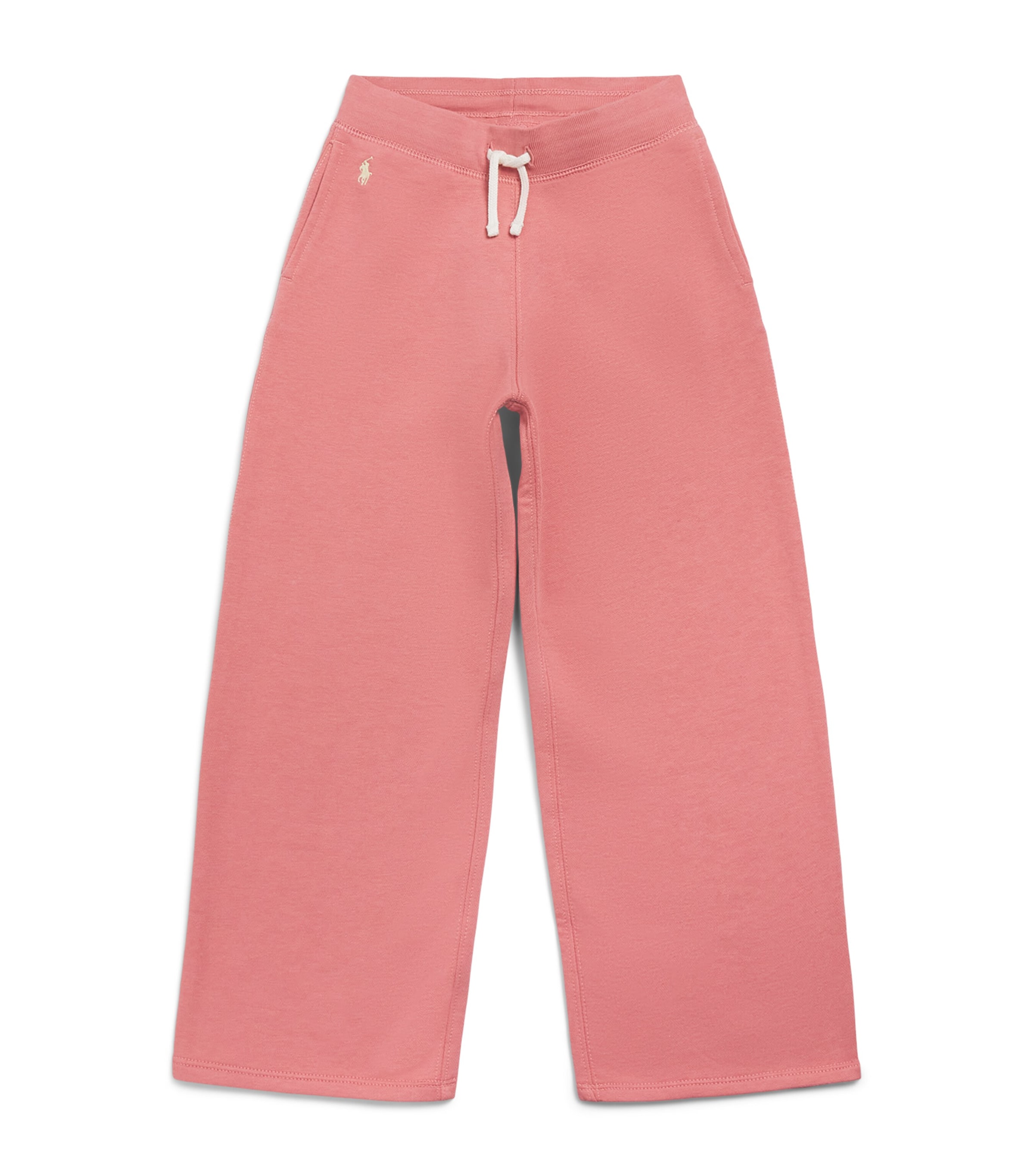 Ralph Lauren Kids Embroidered Polo Pony Sweatpants (2-7 Years) Pink Image 1