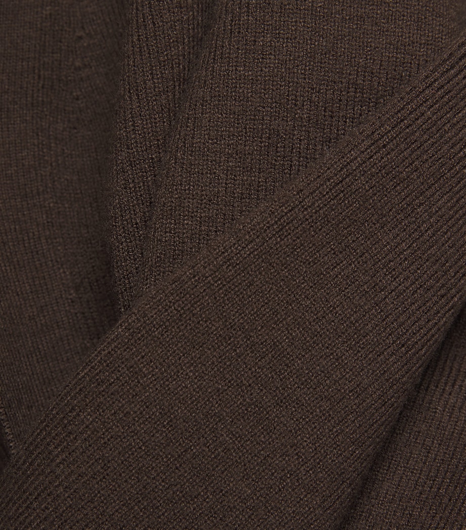 Oversized Cardigan DARK BROWN DB Image 5