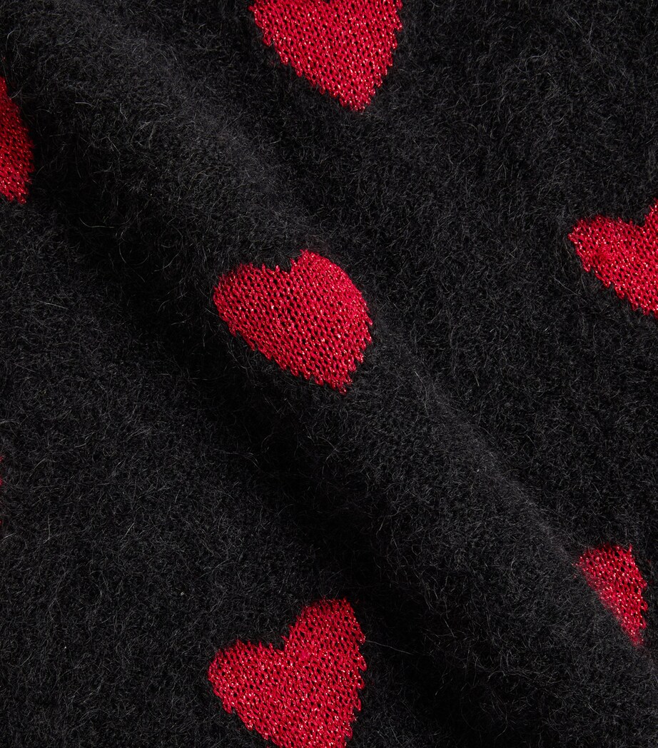 Jacquard Heart Sweater 0NR Image 7