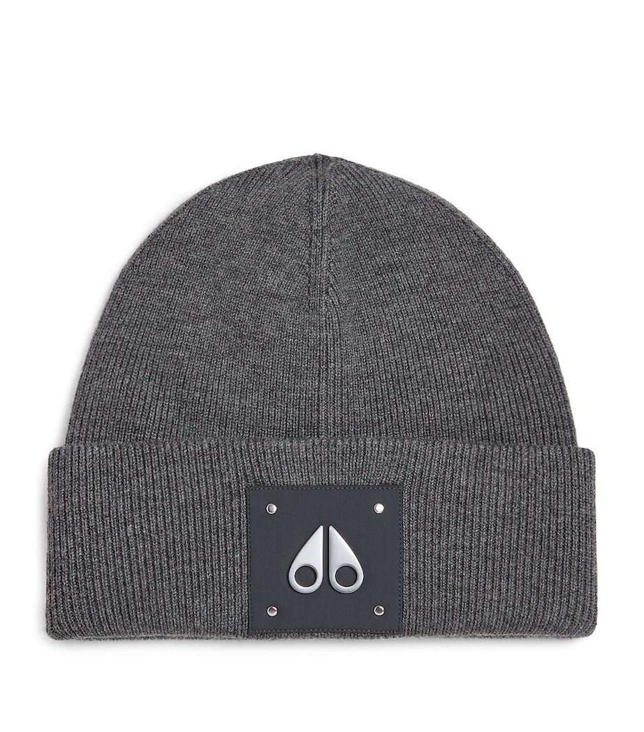 Wool Logo Beanie CEMENT - 1542 Image 1