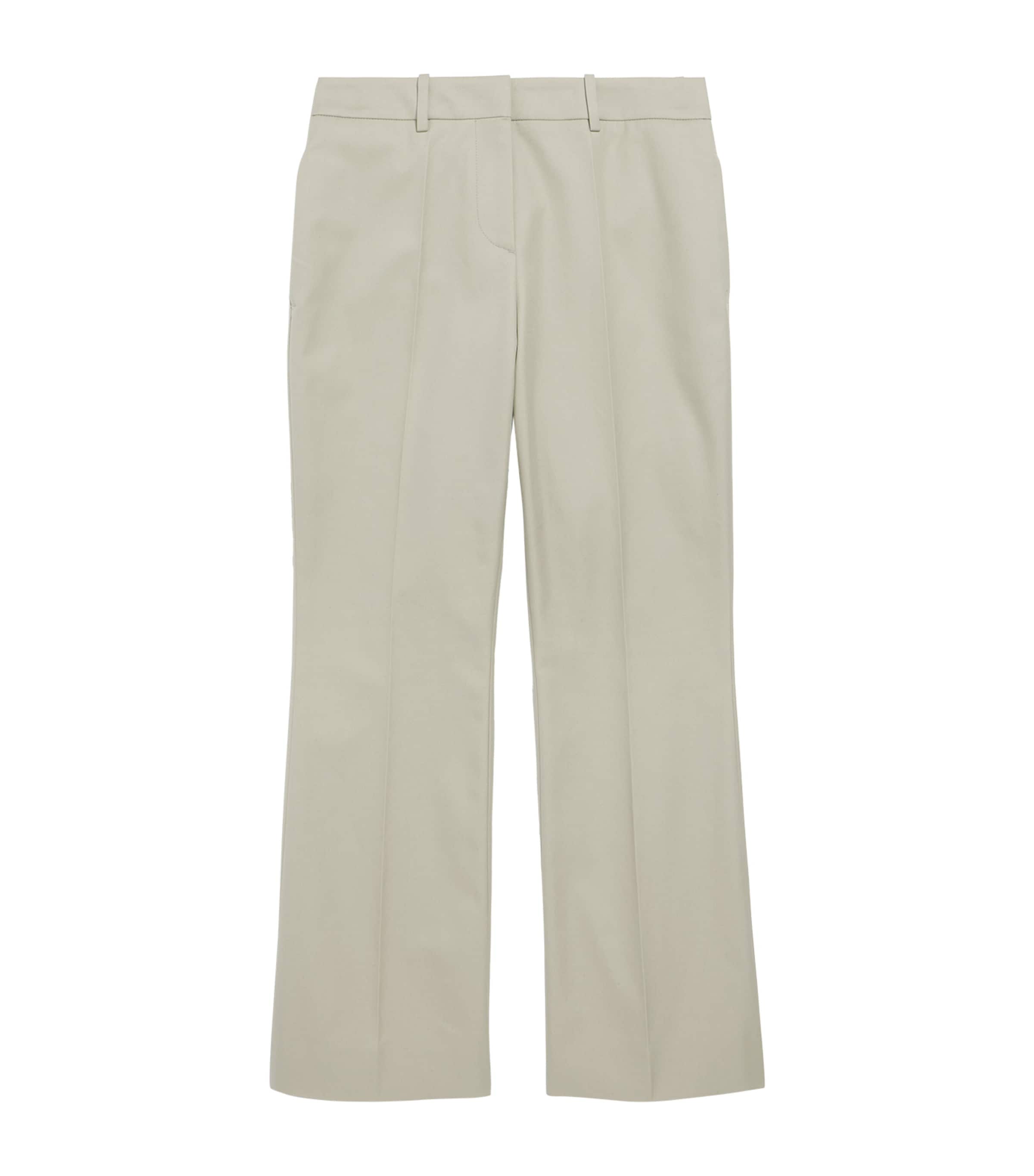 Balenciaga Womens Cotton Flared Trousers Image 1