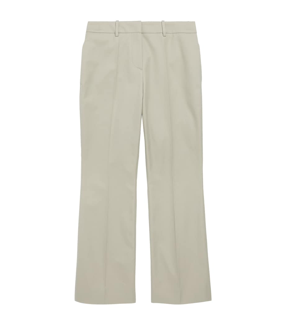 Balenciaga Womens Cotton Flared Trousers Image 1