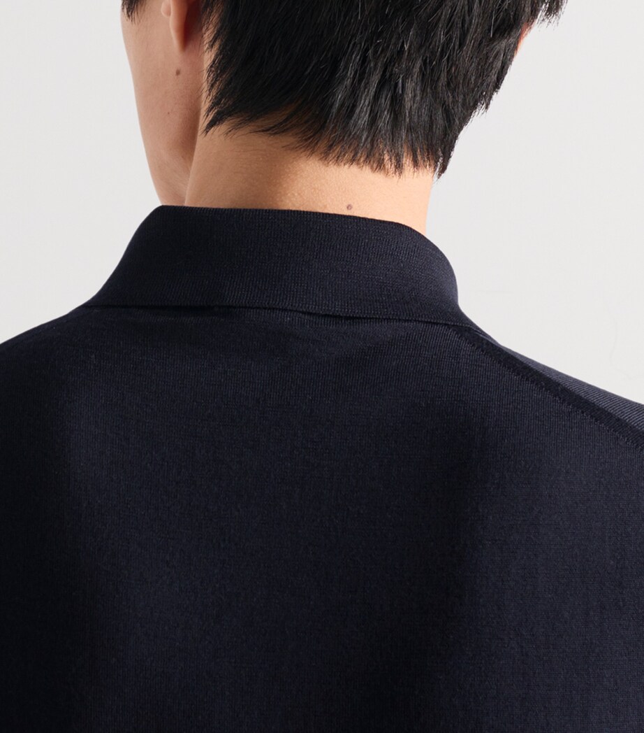 Wool Polo Shirt F0008 Image 4