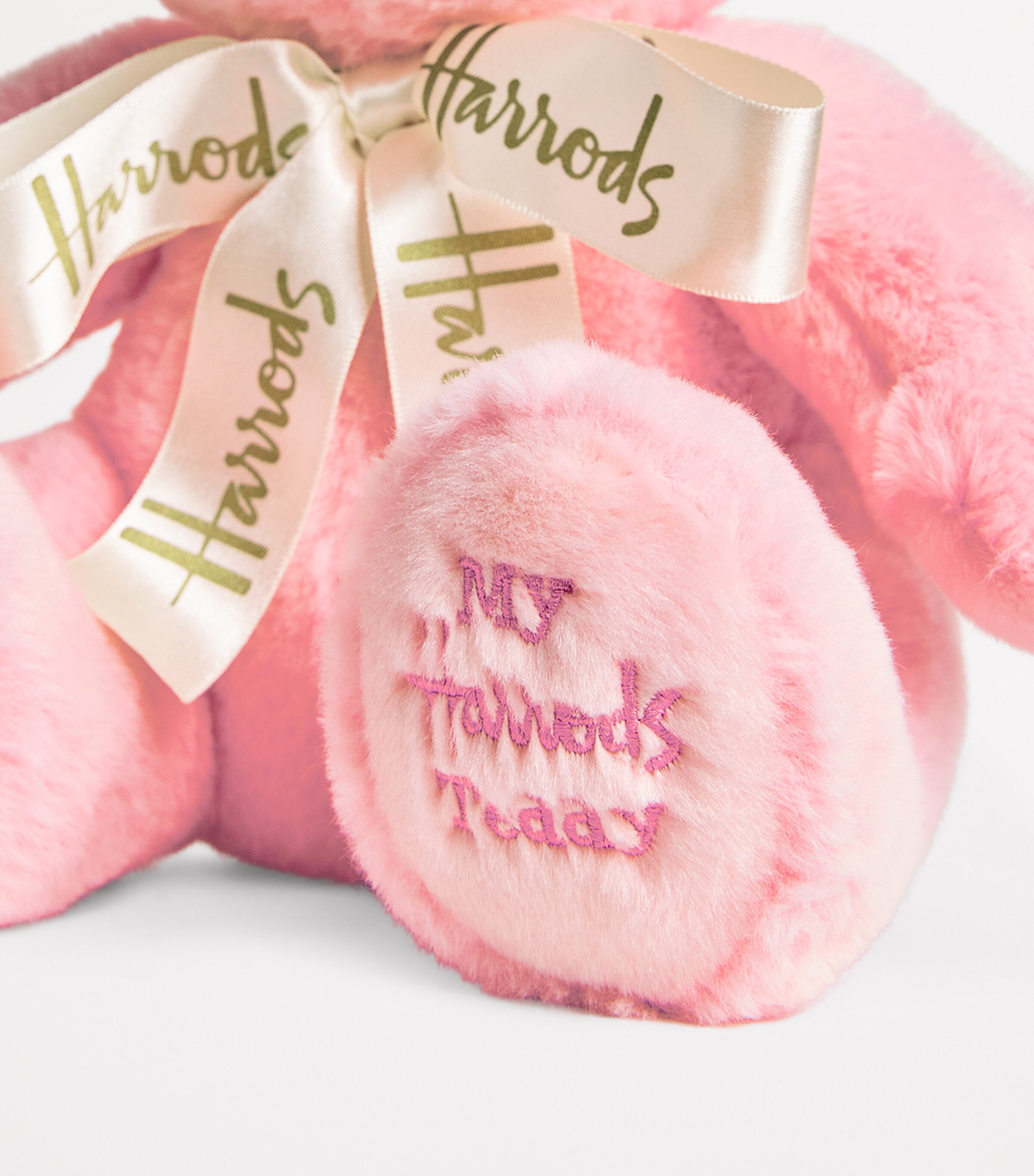 Harrods My Harrods Teddy (28cm) Pink Image 3
