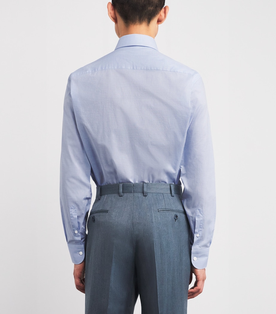 Cotton Check Shirt 9049 Image 4