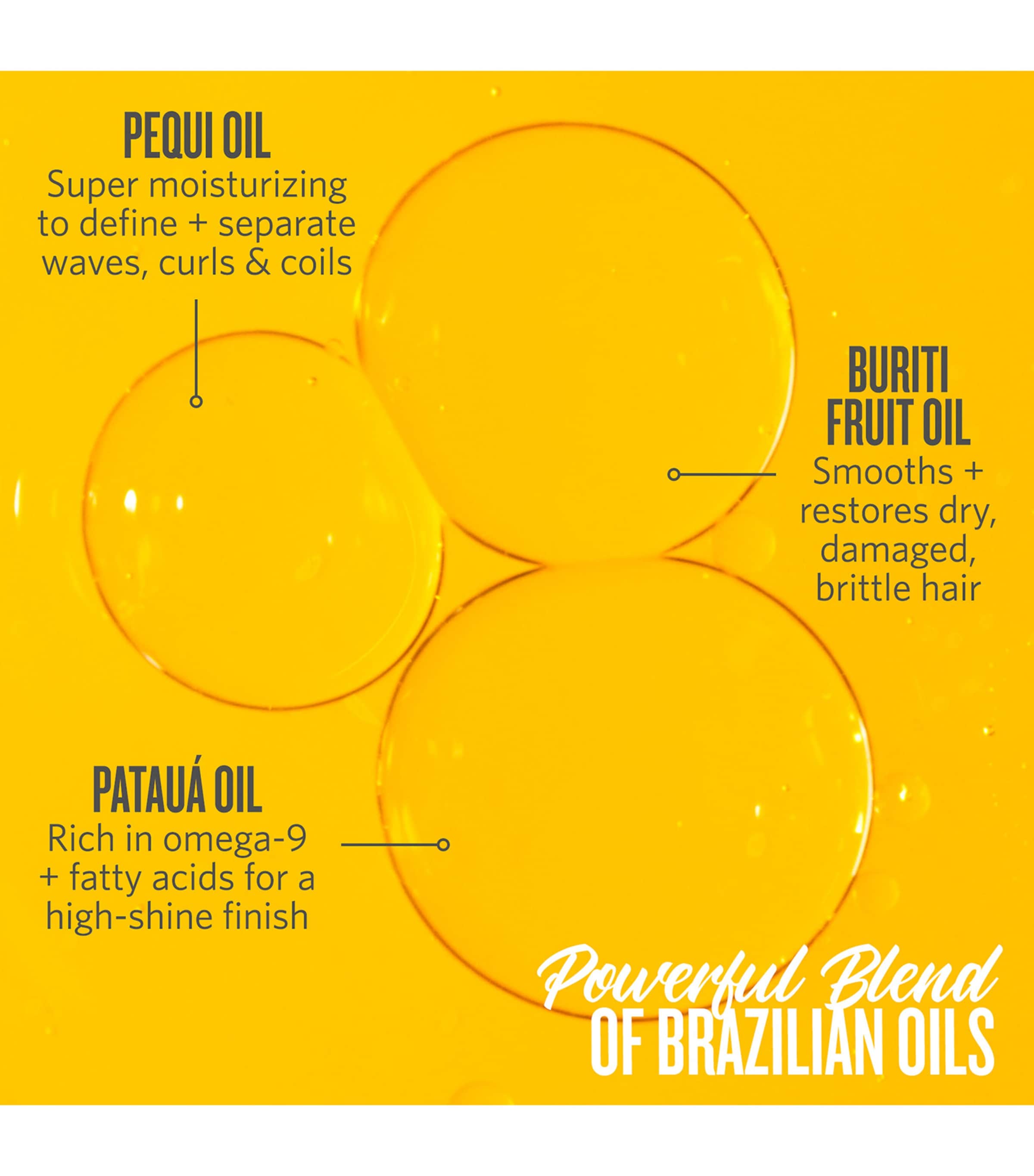Brazilian Glossy Nourishing Anti-Frizz Hair Oil (58ml) N/A Image 5