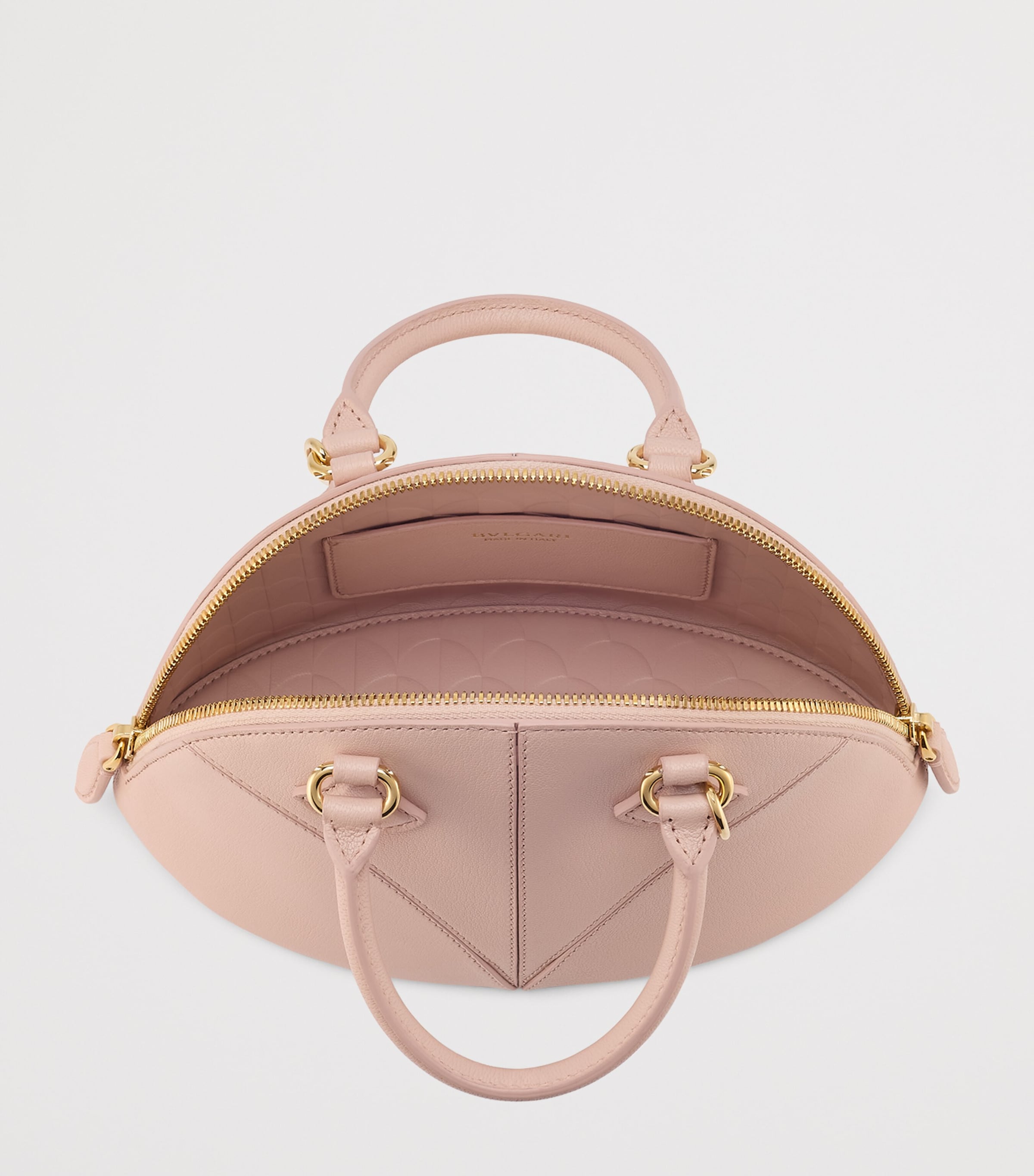 Small Goat Leather Marquise Top-Handle Bag PINK MEDIUM Image 5