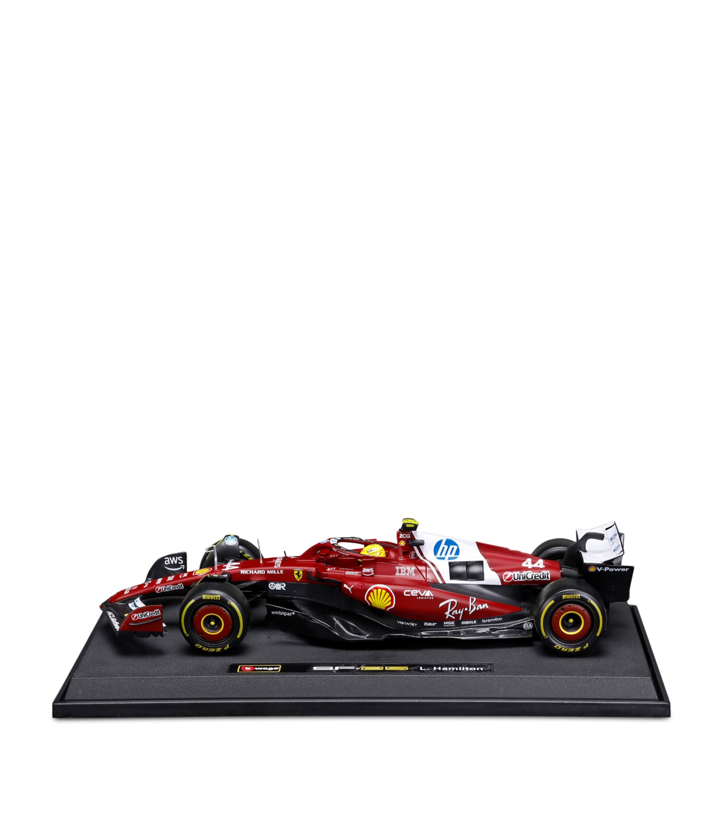 Bburago Ferrari F1 SF-25 Lewis Hamilton 2025 1:18 Model Image 3