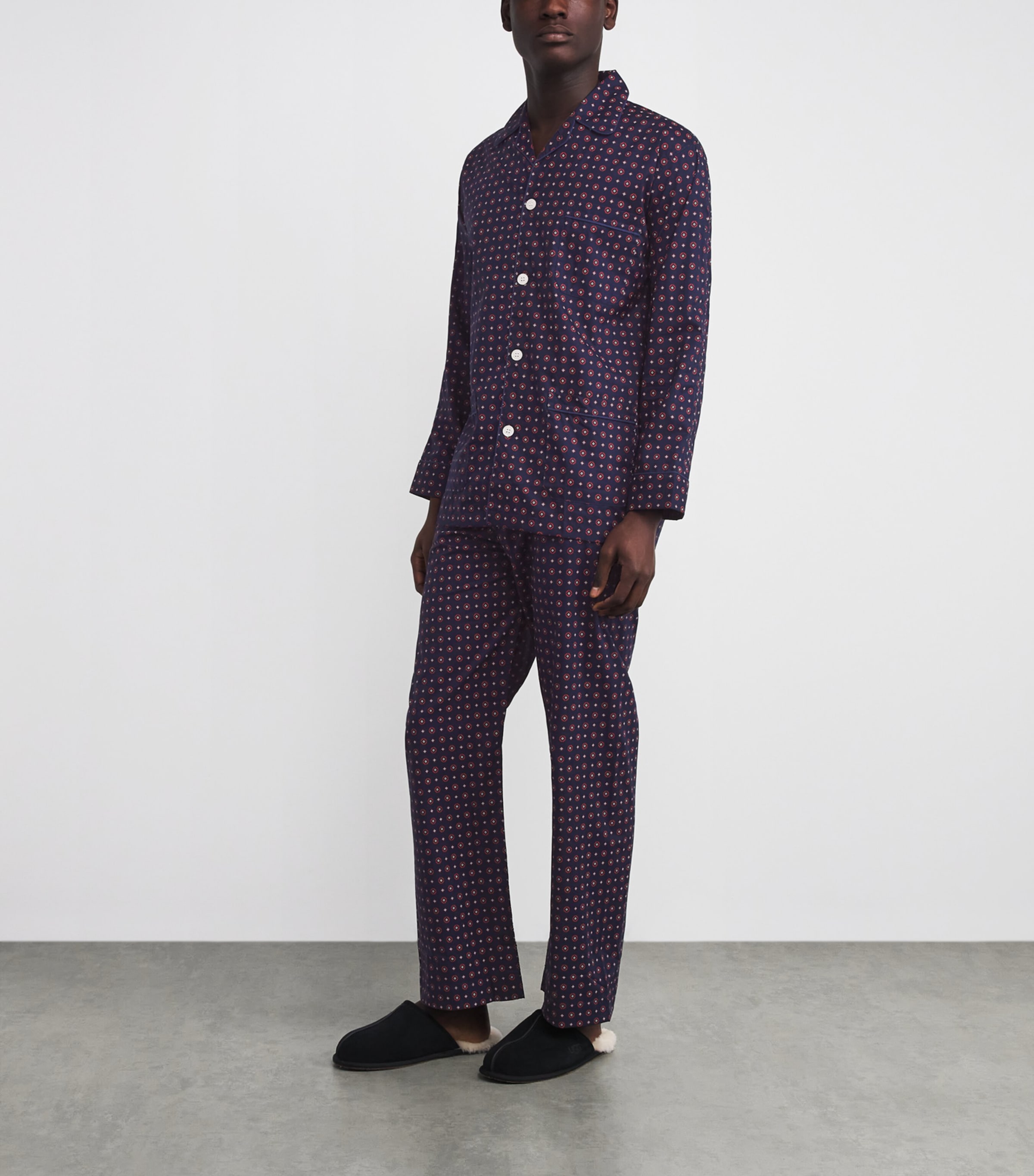 Cotton Printed Nelson Pyjama Set 107NAV Image 2