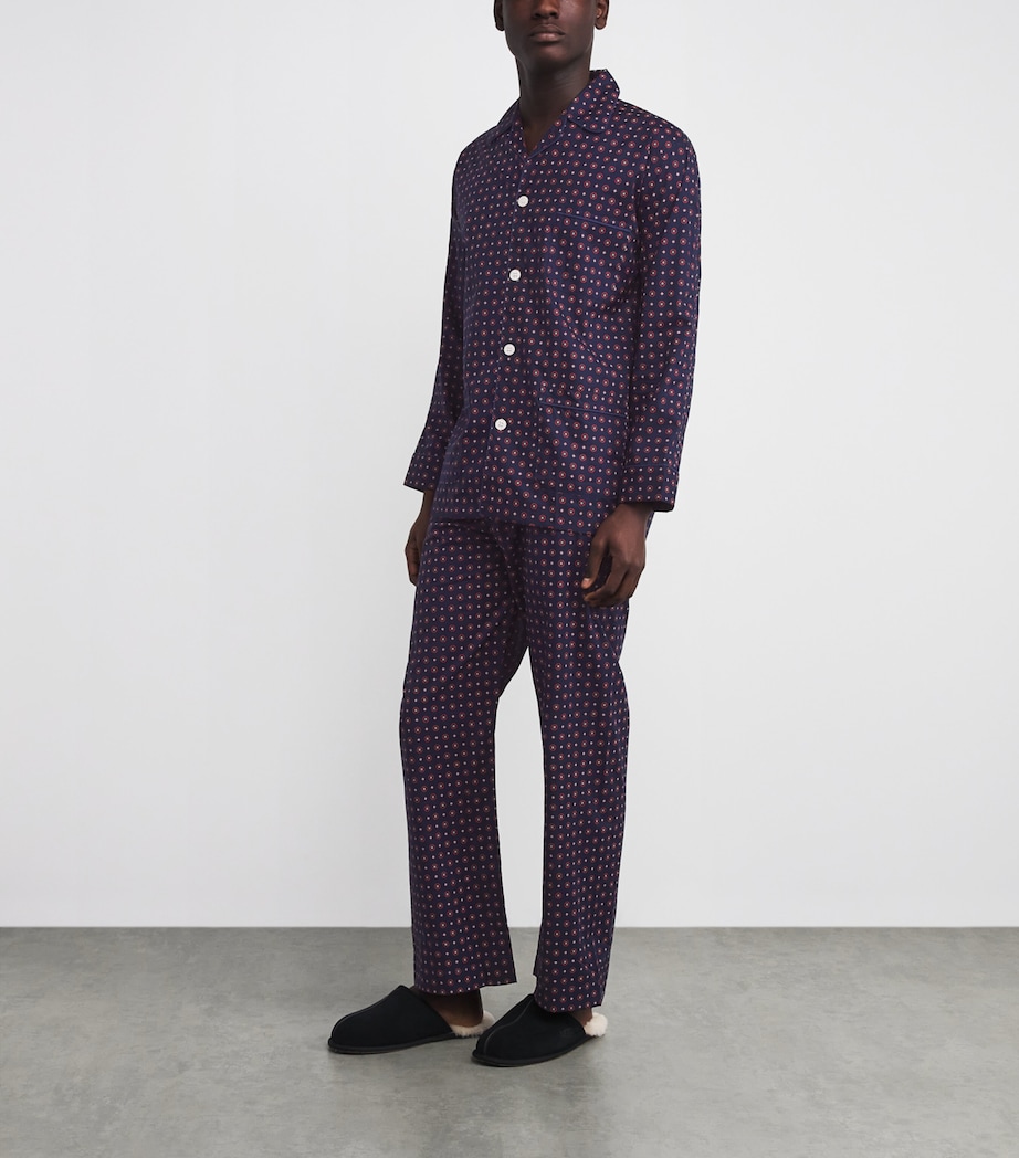 Cotton Printed Nelson Pyjama Set 107NAV Image 2