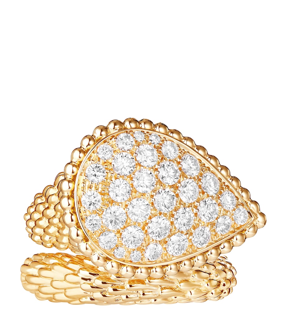Yellow Gold and Diamond Serpent Bohème Ring YELLOW GOLD Image 2