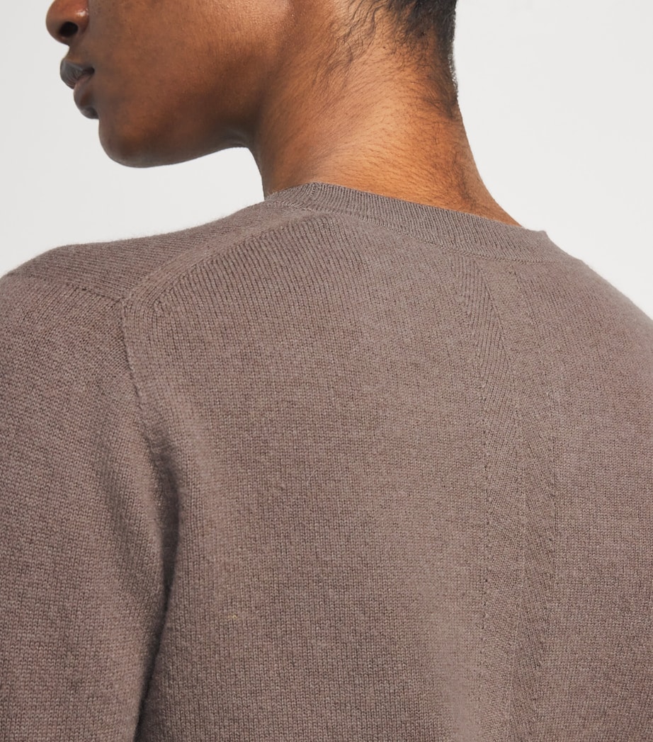 Cashmere Crew-Neck Sweater MUSHROOM Image 6