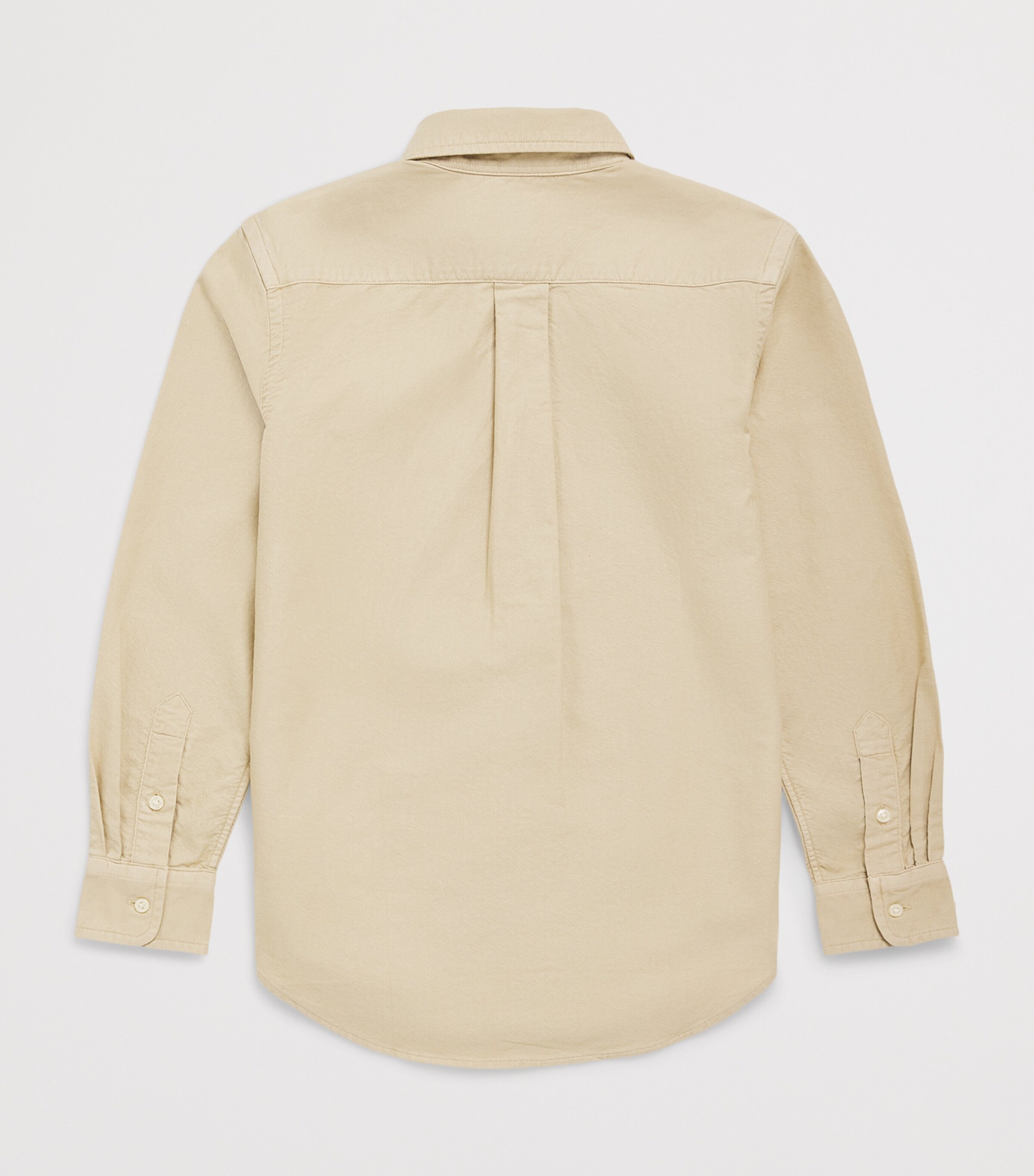 Ralph Lauren Kids Cotton Polo Pony Shirt (6-14 Years) Tallow Cream Image 2