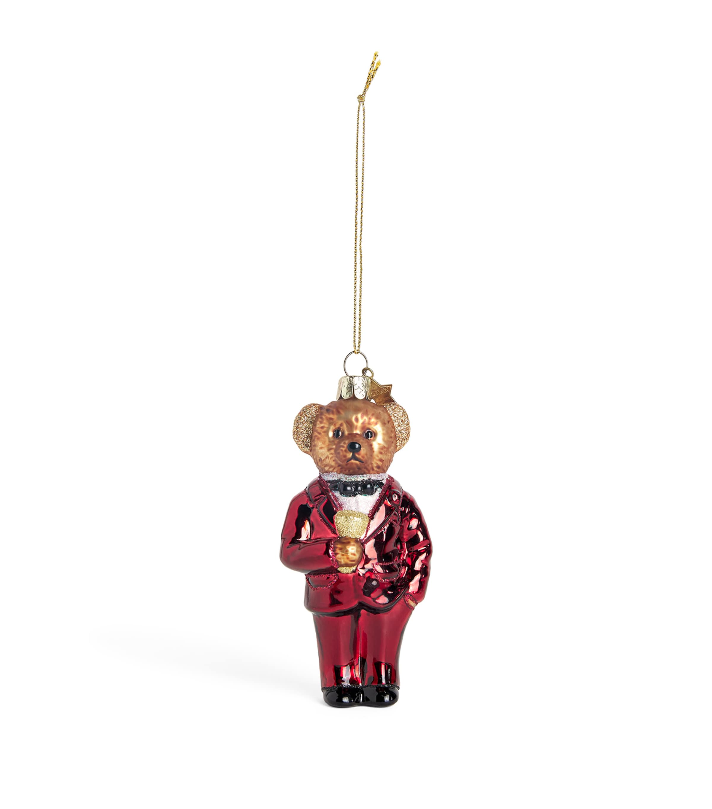 Harrods Suited Bear Tree Decoration Image 1