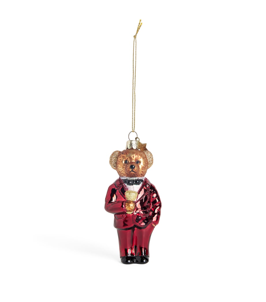 Harrods Suited Bear Tree Decoration Image 1