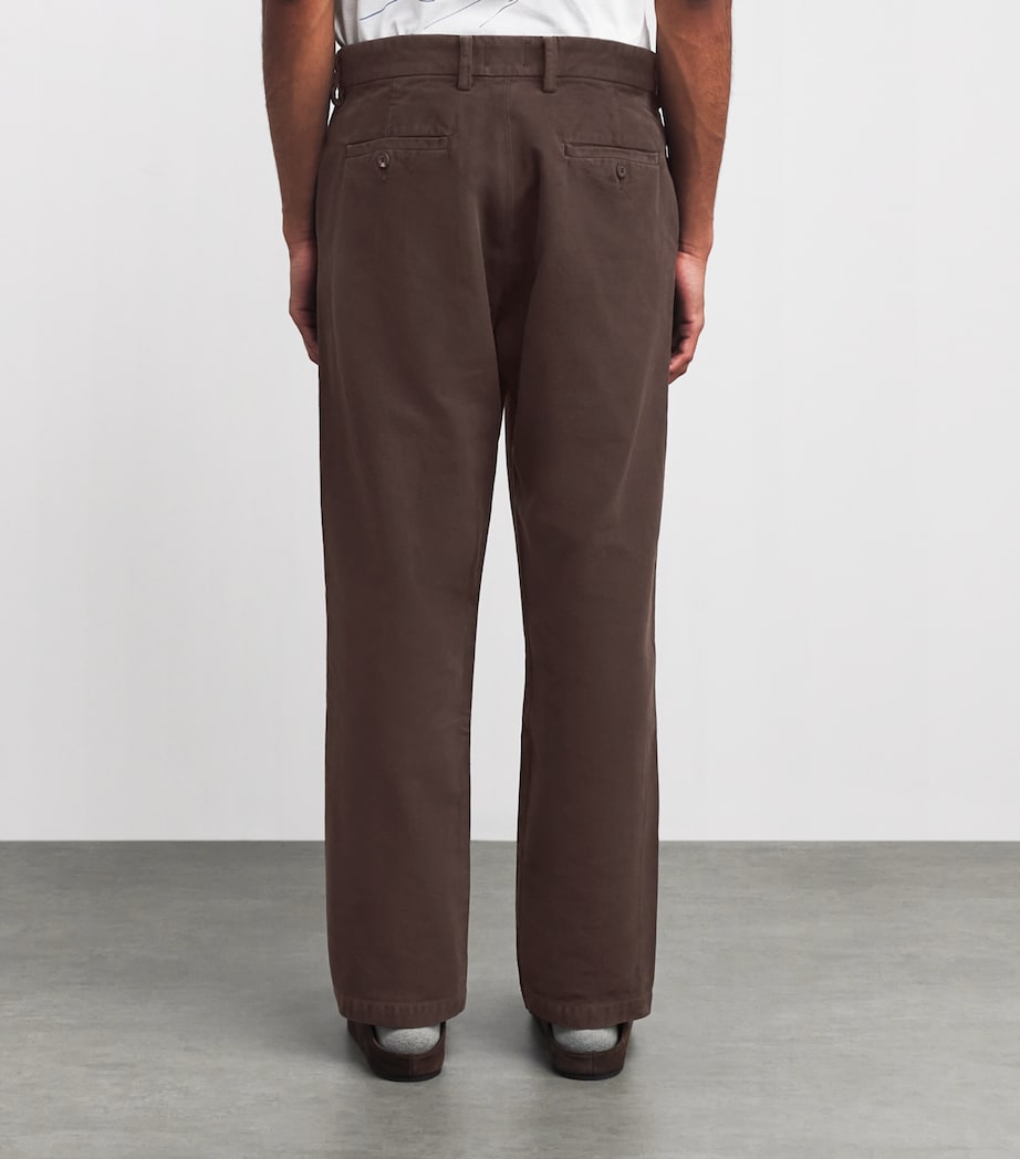 Cotton Flat Front Chinos SANDW Image 4