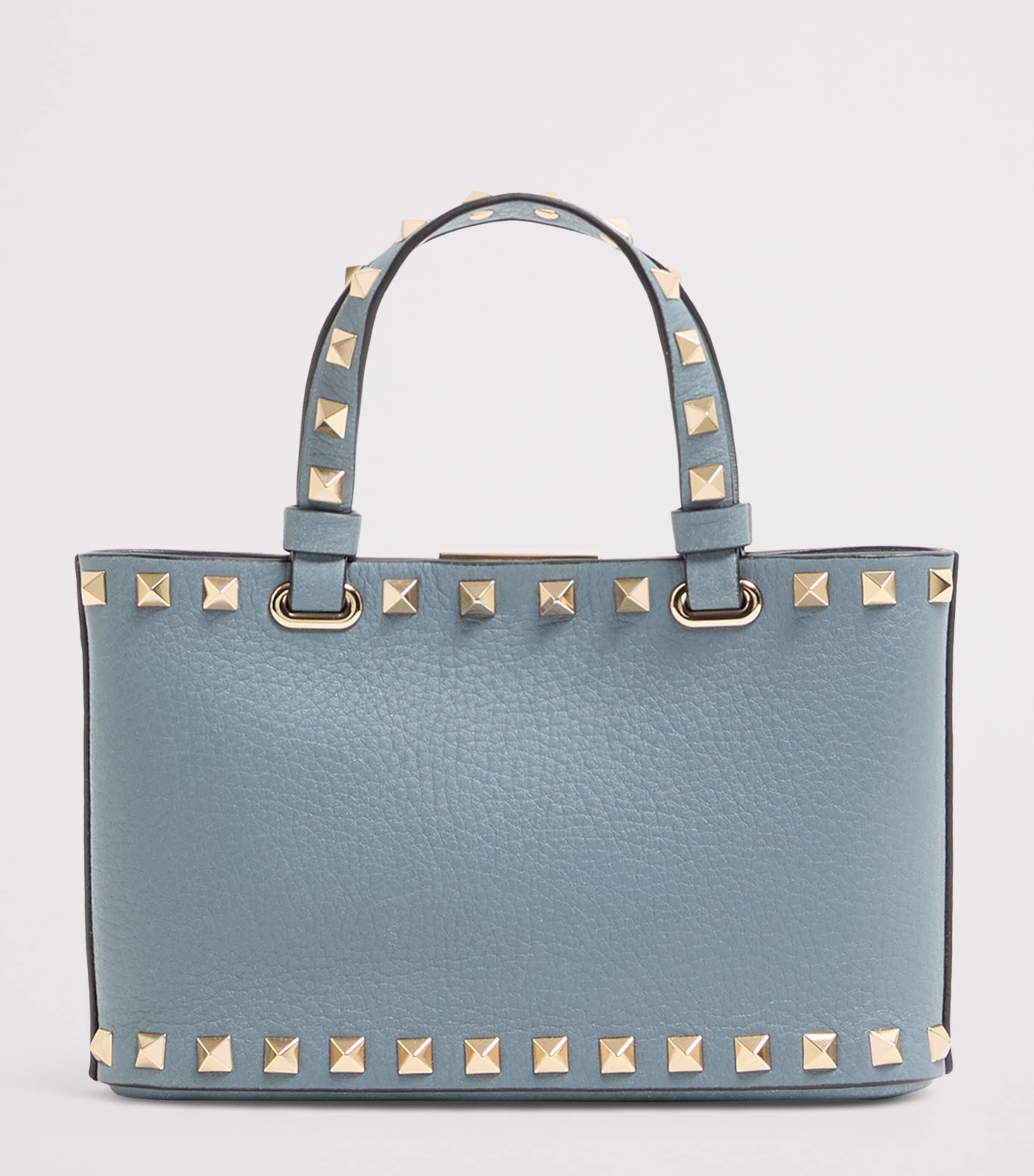 Mini Leather Rockstud Tote Bag MXE Image 4
