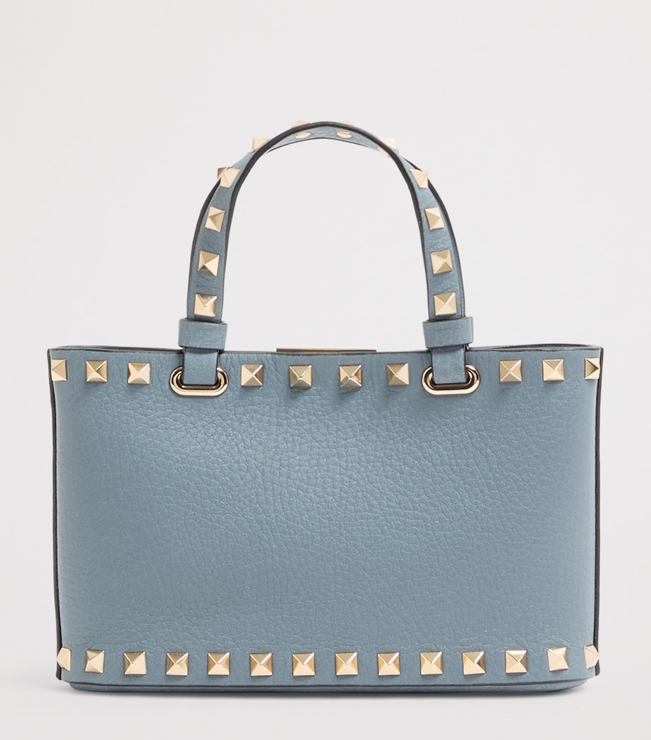 Mini Leather Rockstud Tote Bag MXE Image 4