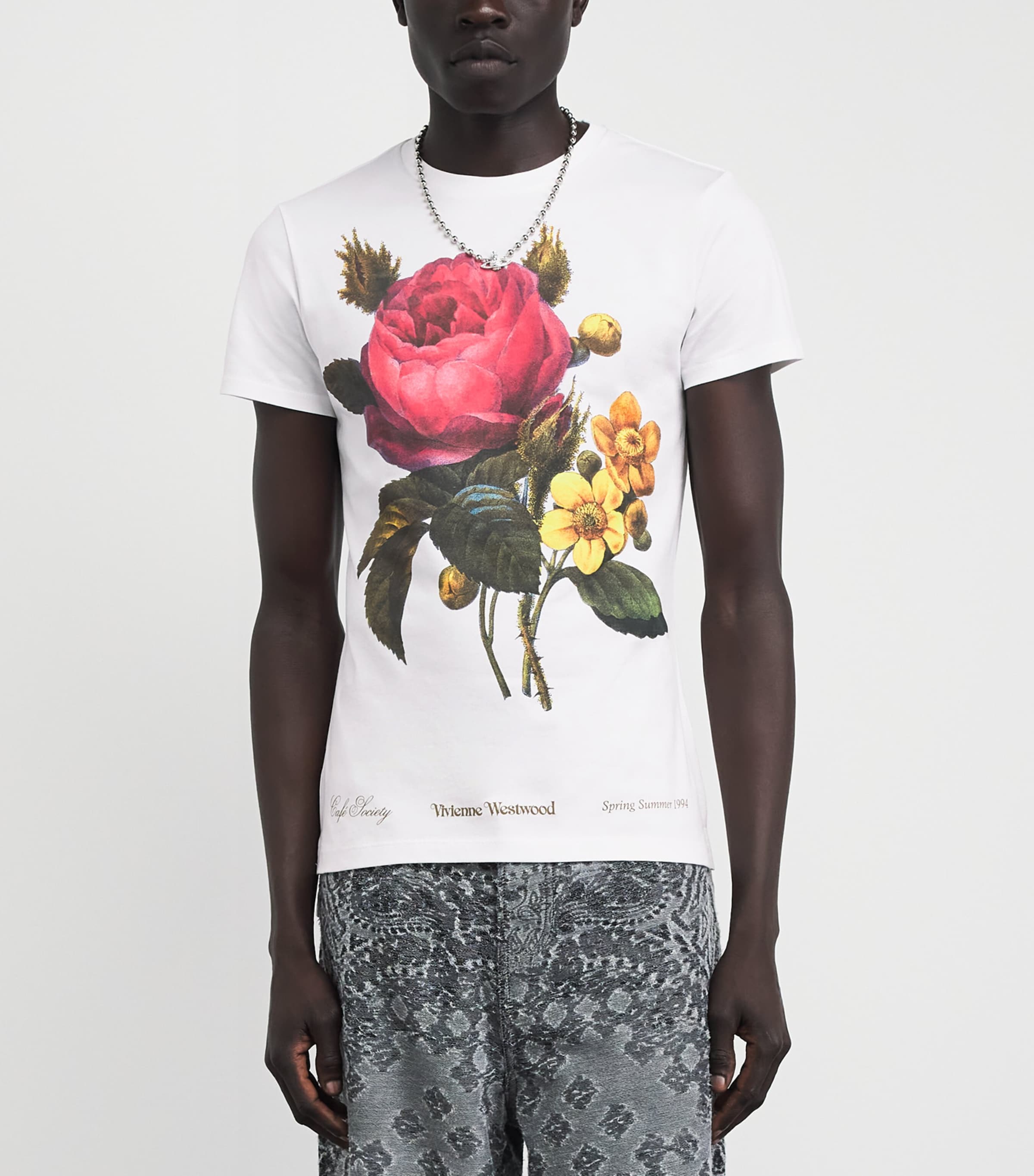 vivienne westwood ローズ フラワー ブラウス Vivienne Westwood（ヴィヴィアンウエストウッド）の「ｵｰｶﾞﾆｯｸｺｯﾄﾝ