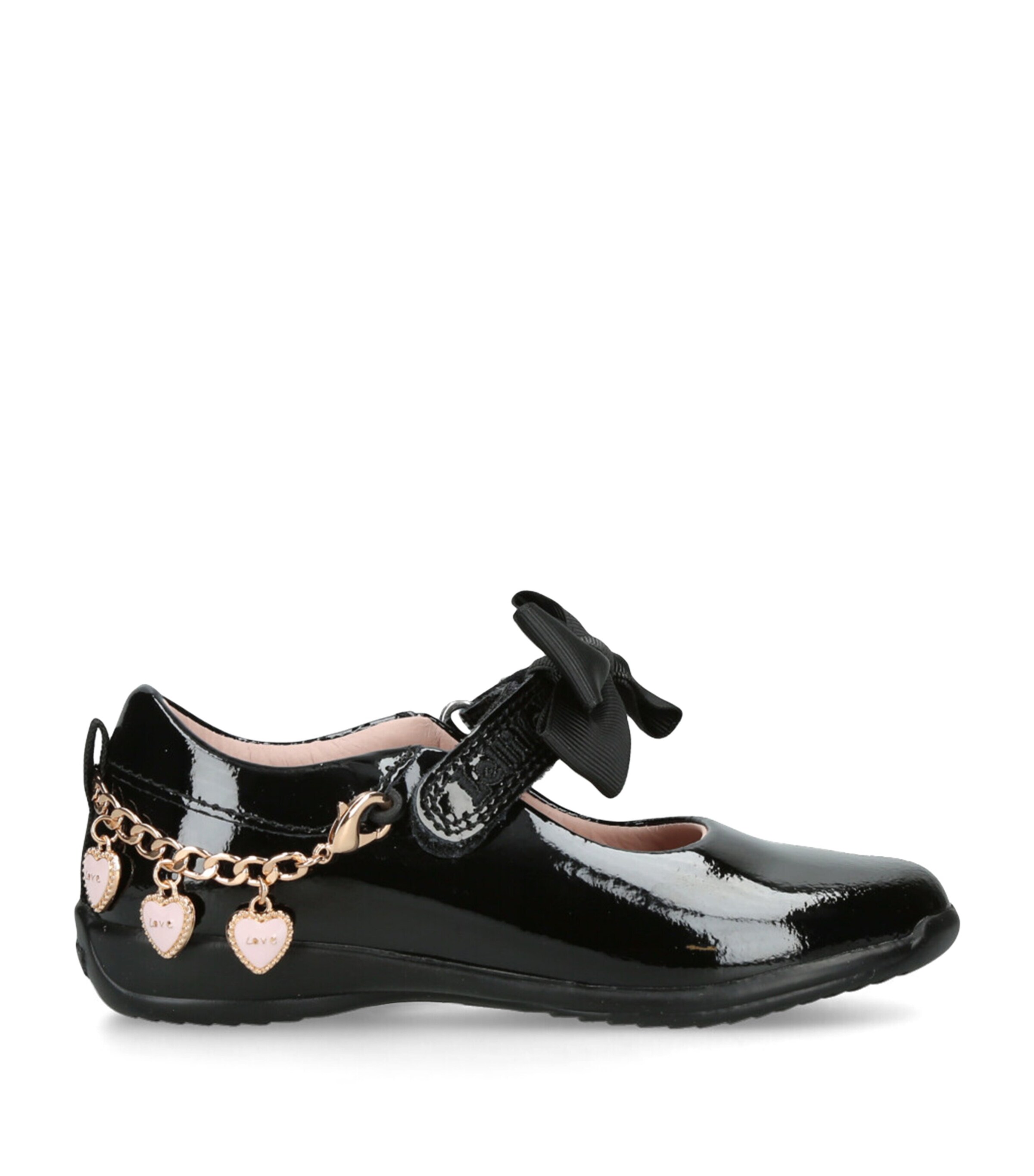 Lelli Kelly Patent Leather Bow-Detail Annie Shoes Black Image 1