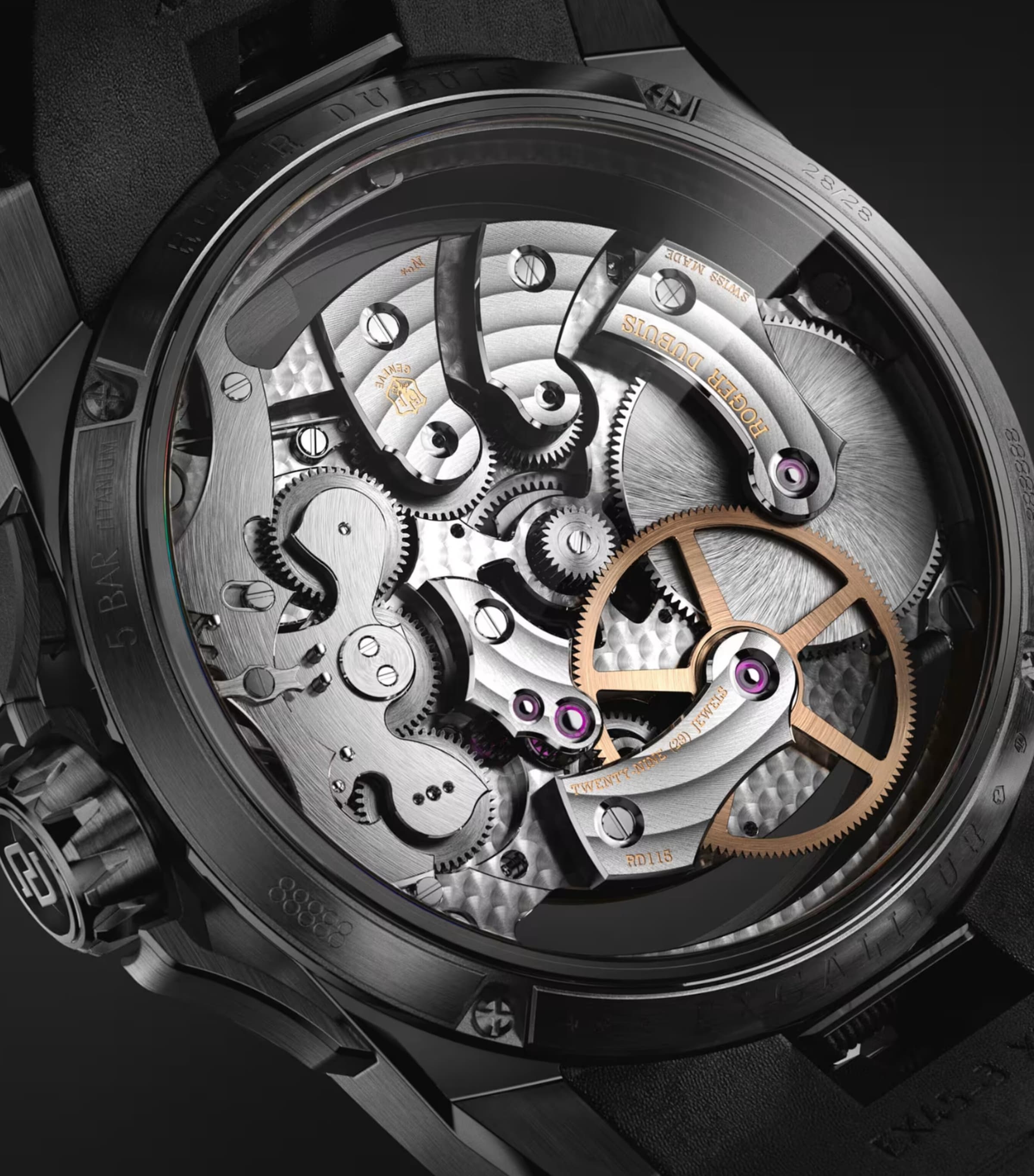 Titanium Orbis in Machina Monotourbillon Watch 45mm OPENWORK Image 7