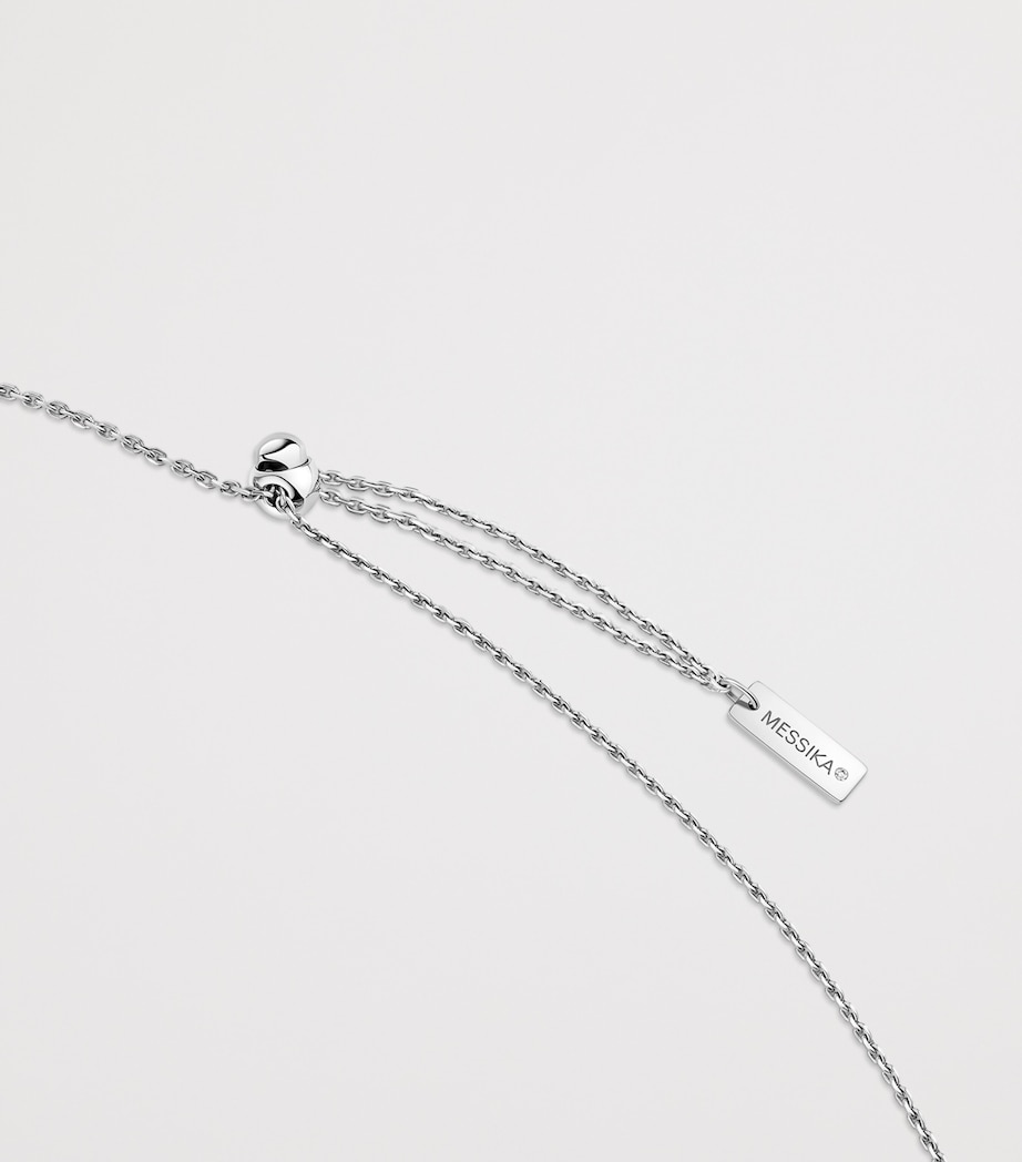 Messika Move 10th Birthday White Gold and Diamond Necklace (0.70ct) White Gold Image 4