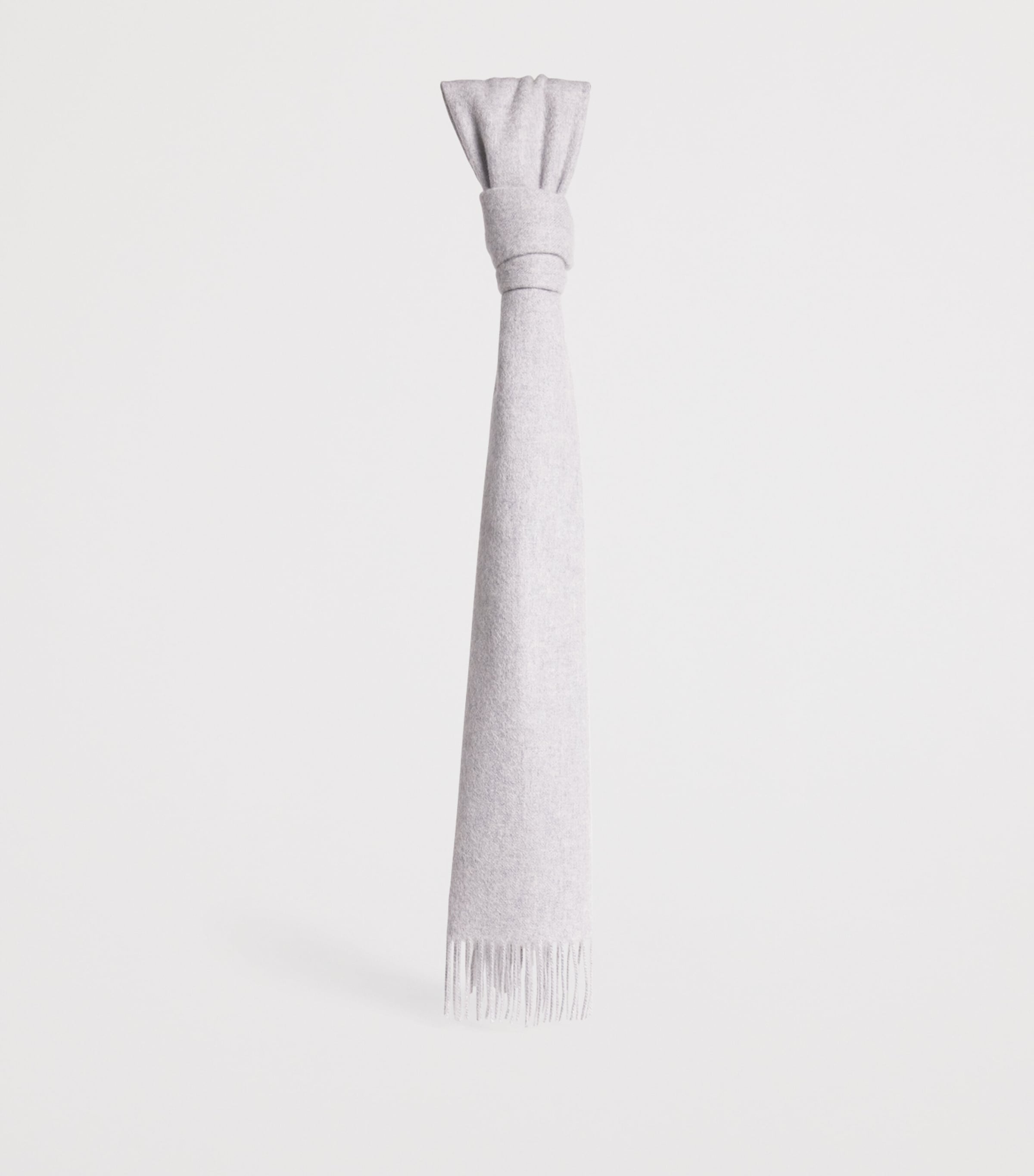 Cashmere Woven Scarf GREY Image 3