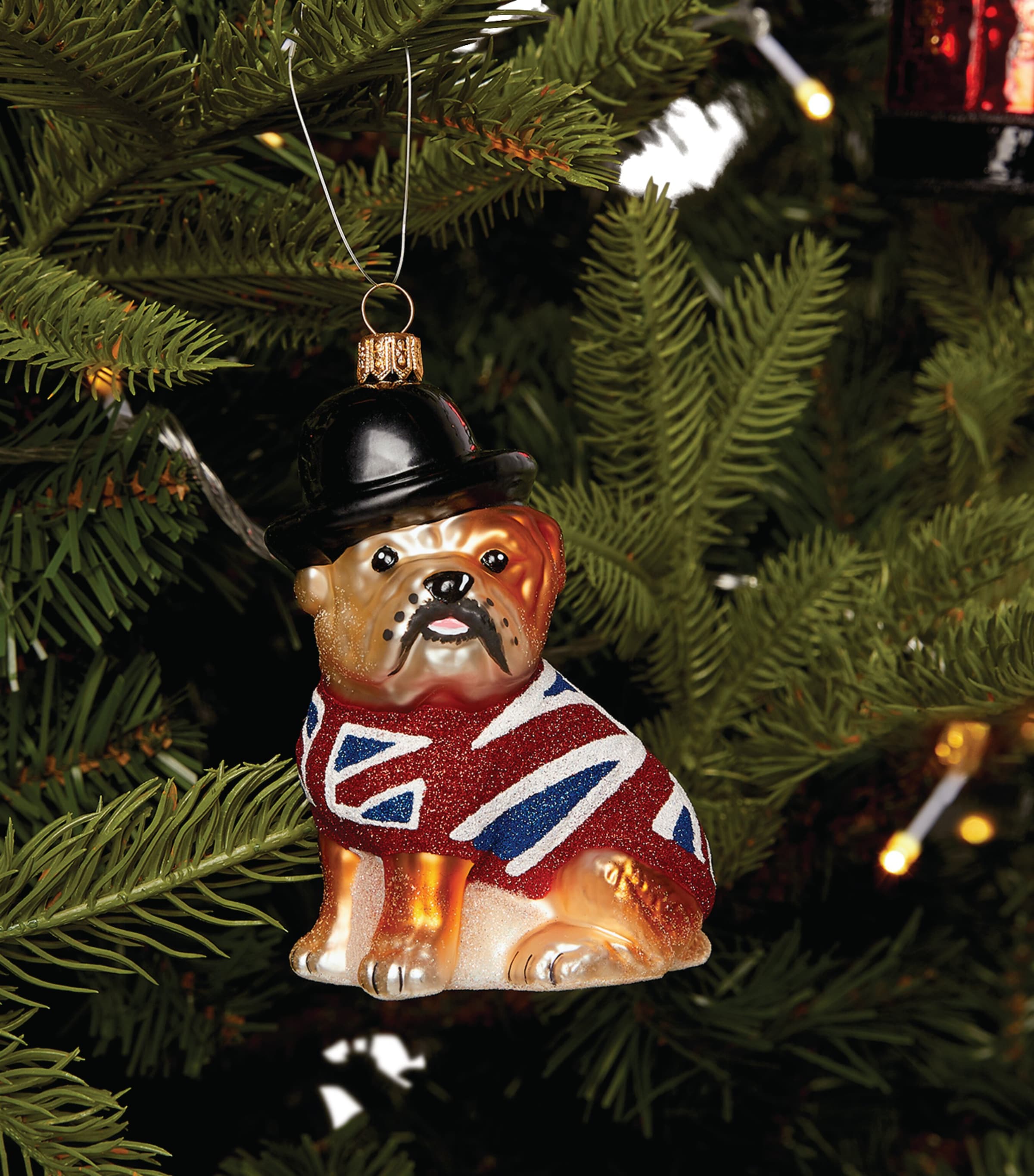 Harrods British Bulldog Tree Decoration Image 3