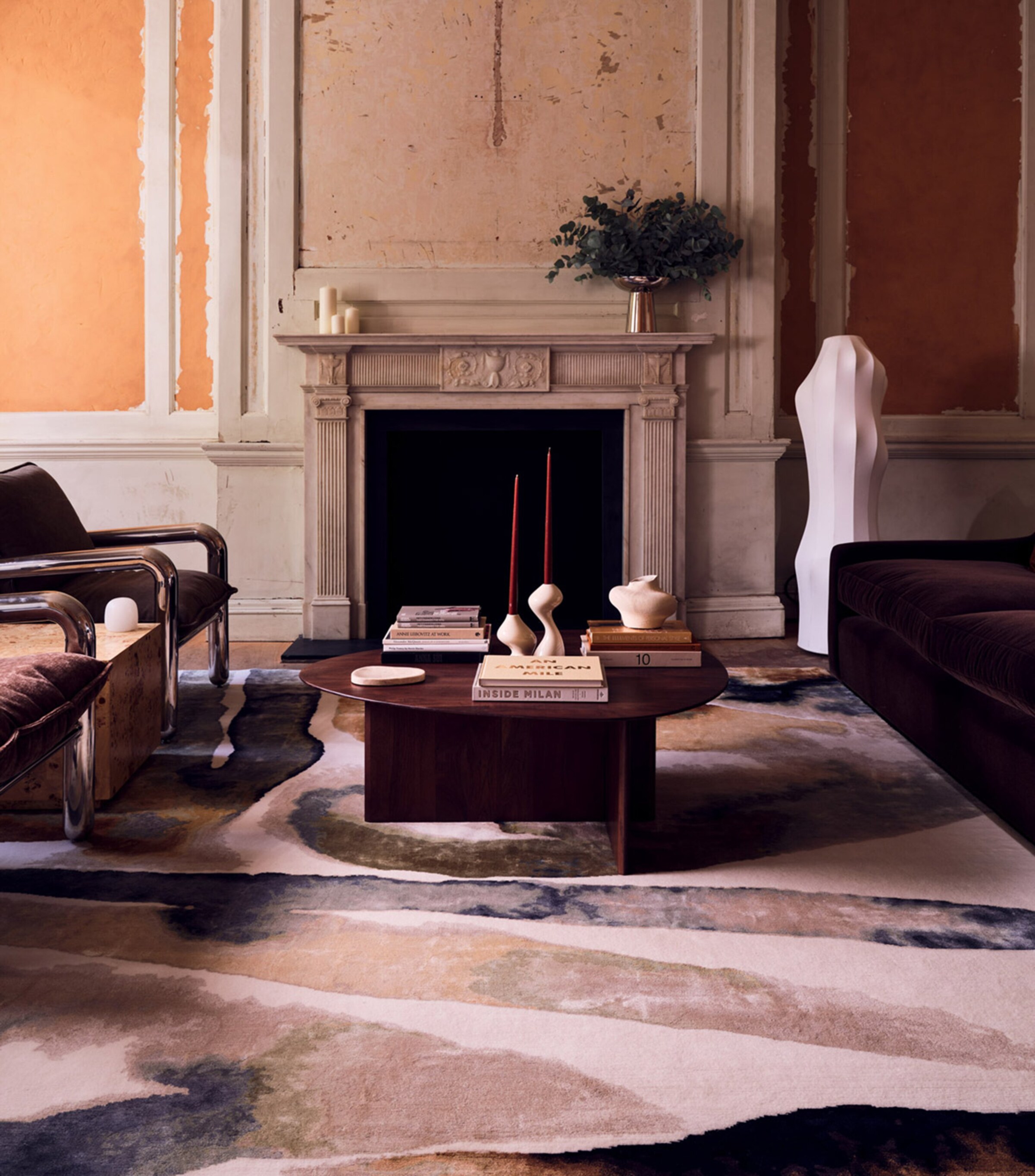 Wool-Silk Kali Umber Rug (3.05m x 2.44m) NEUTRAL Image 4