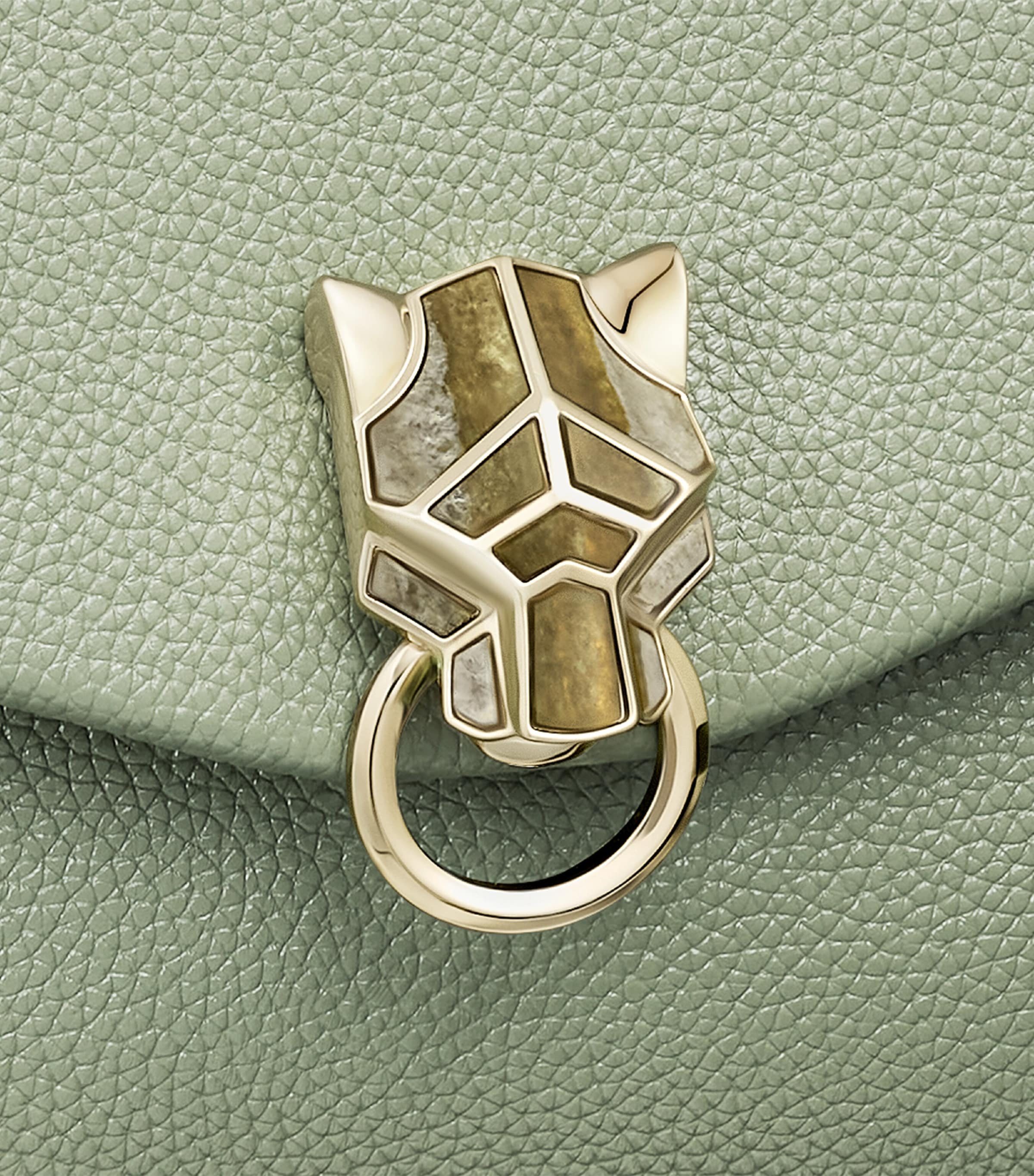 Small Panthère Graphique de Cartier Shoulder Bag SAGE GREEN Image 5