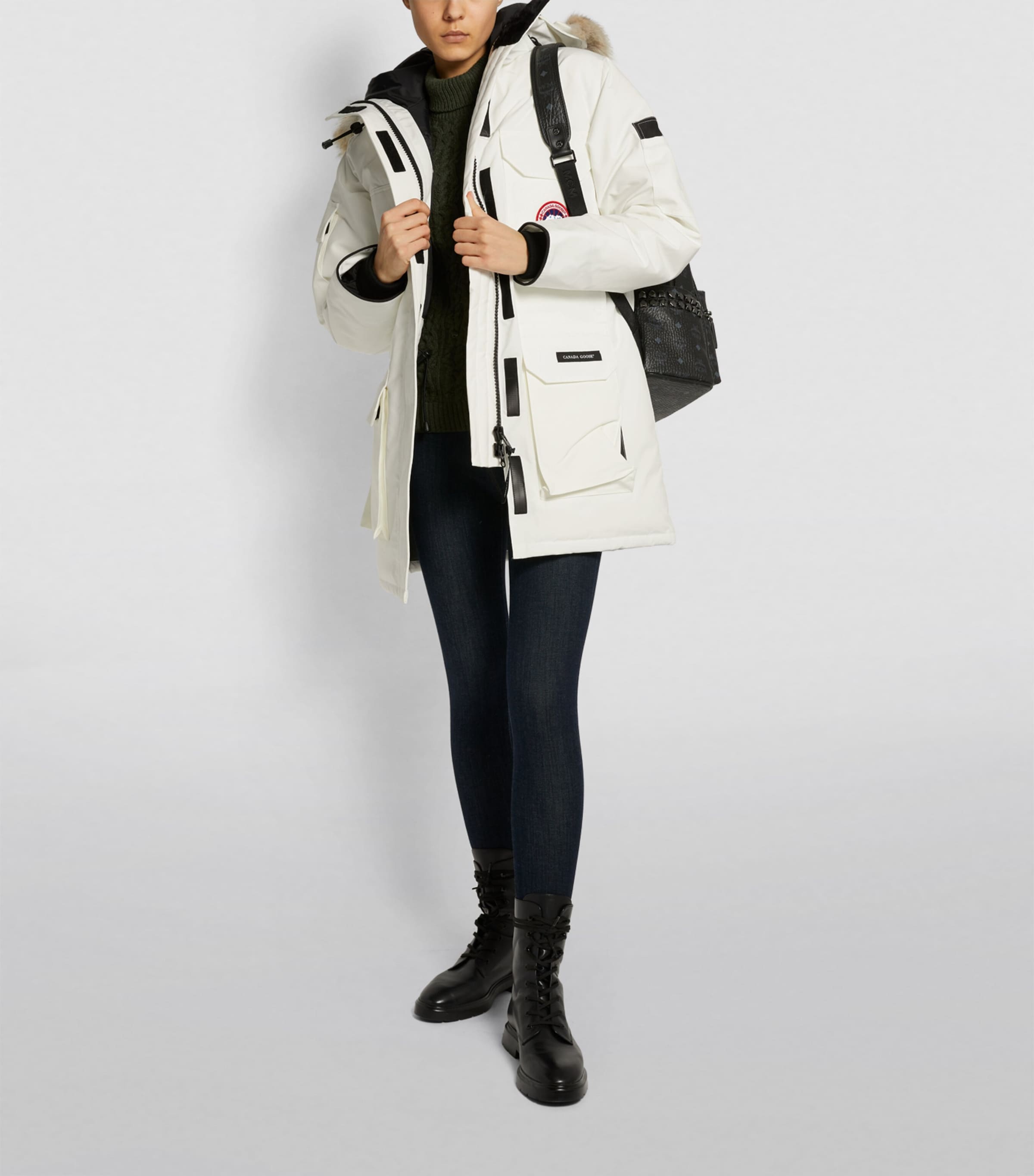 Canada Goose Fur-Trim Expedition Parka | Harrods UK