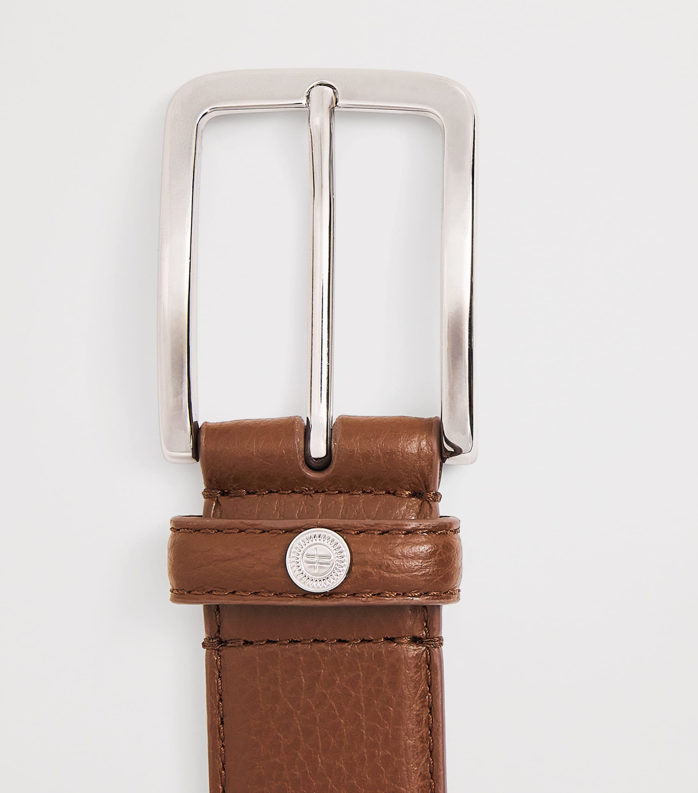 Harrods Leather Belt Brown Image 5