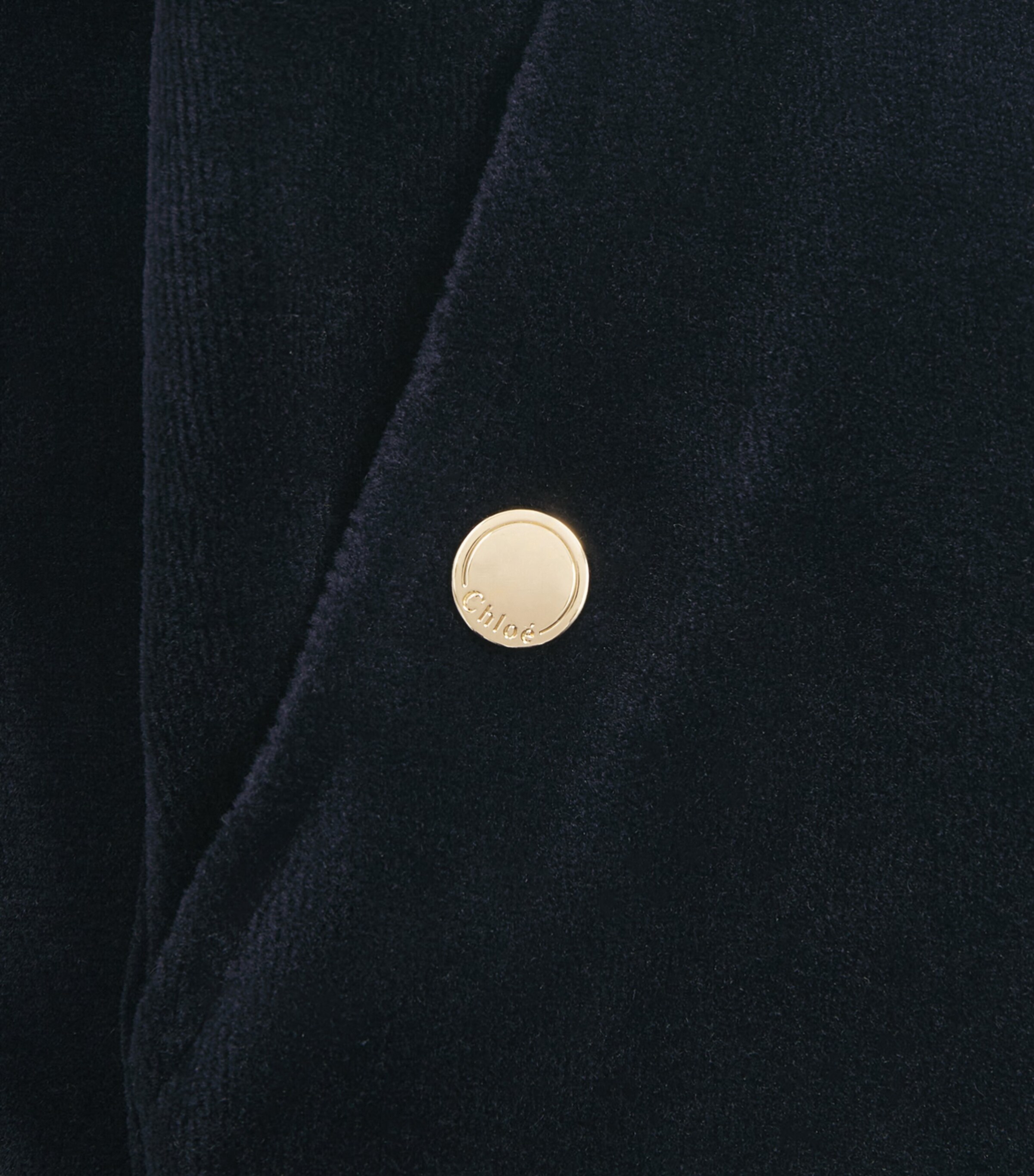 Chloé Kids Velvet Sweatpants (4-14 Years) Navy Image 2