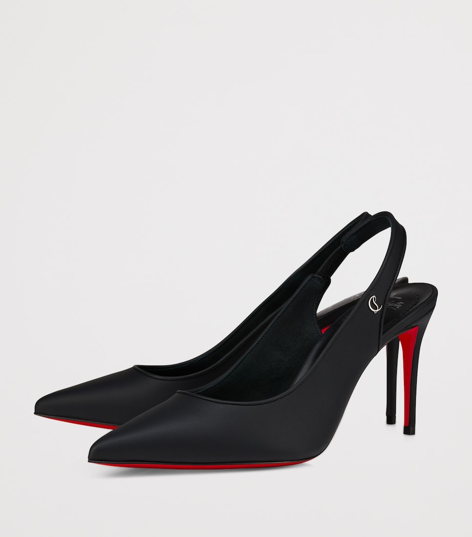 Sporty Kate Leather Slingback Pumps 85 B439 Image 4