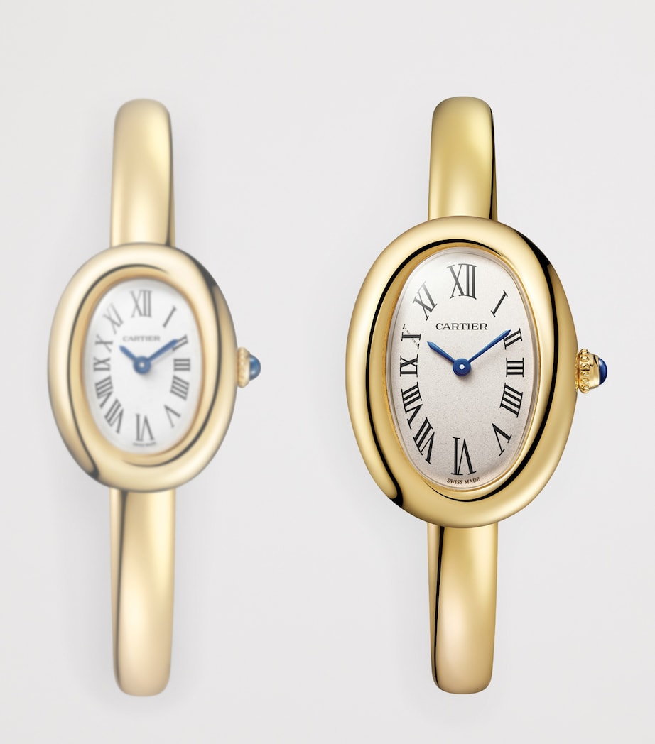 Small Yellow Gold Baignoire de Cartier Watch 23.1mm (Size 17) YELLOW GOLD Image 3