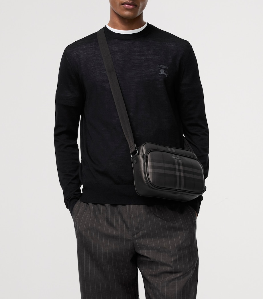 Burberry City Check Pocket Cross-Body Bag Iron Image 2
