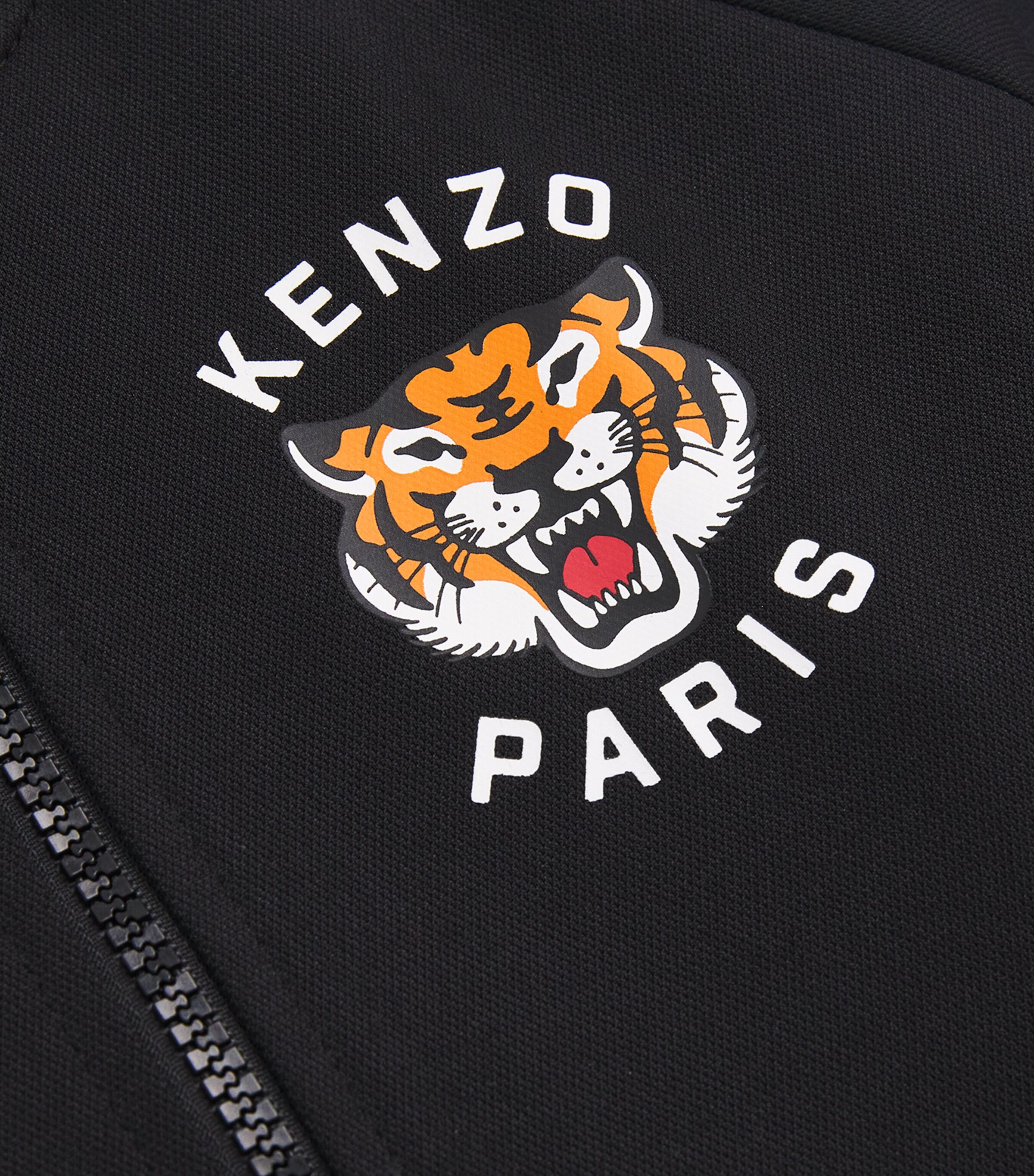 Zip-Up Logo Jacket (2-14 Years) BLACK Image 3