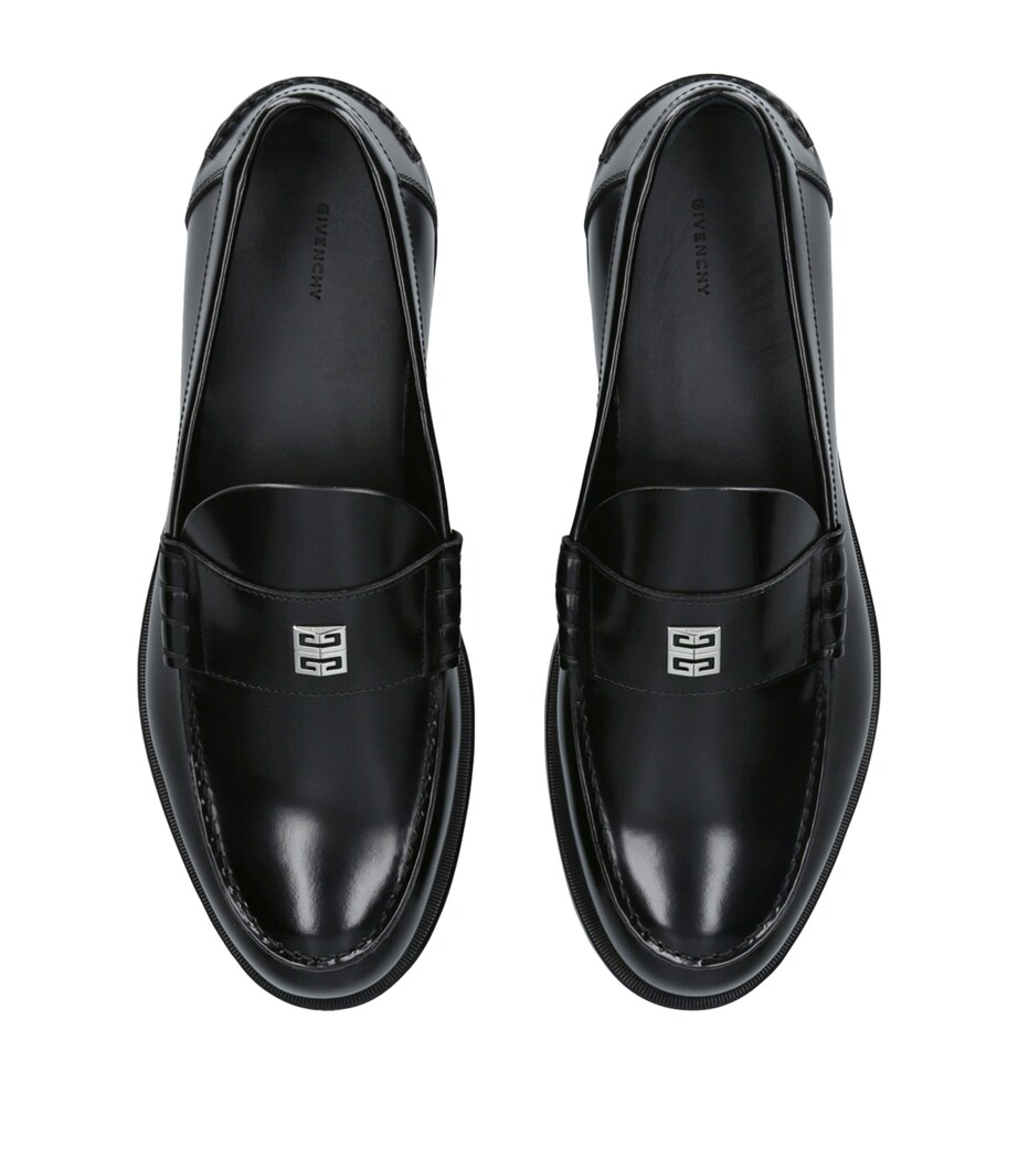 Leather Mr. G Loafers BLACK Image 4