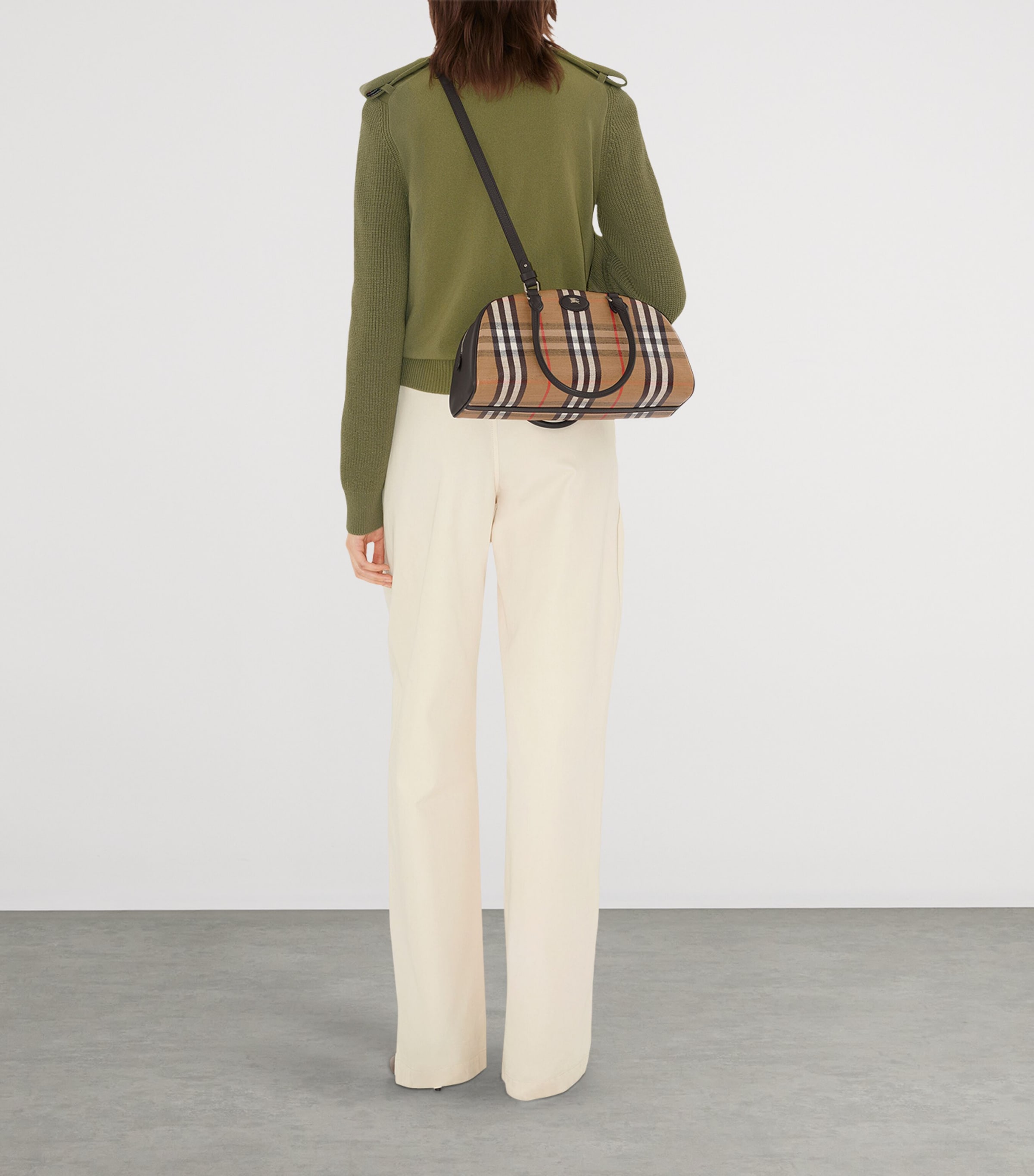 Canvas Highlands Bowling Top-Handle Bag SAND Image 3