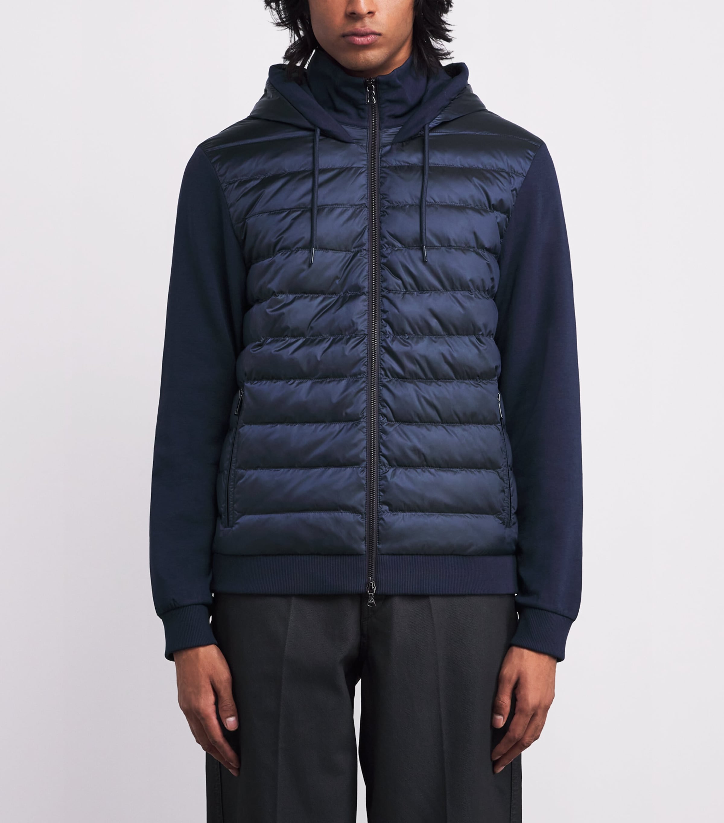 Down Hybrid Sven Padded Jacket 464-NAVY Image 3
