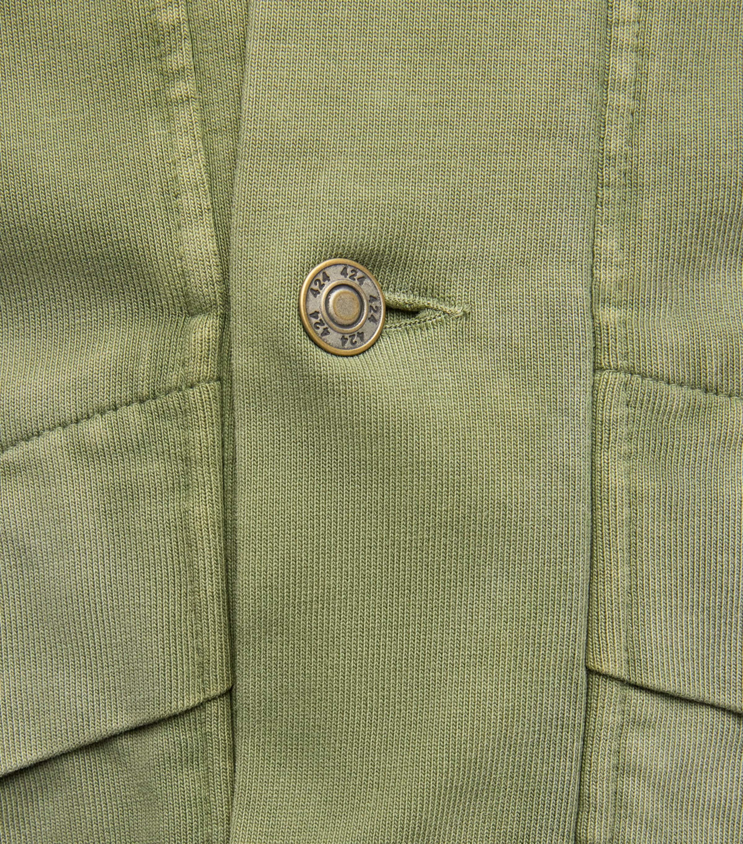 424 Mens Cotton Racing Jacket Sage Grn Image 6