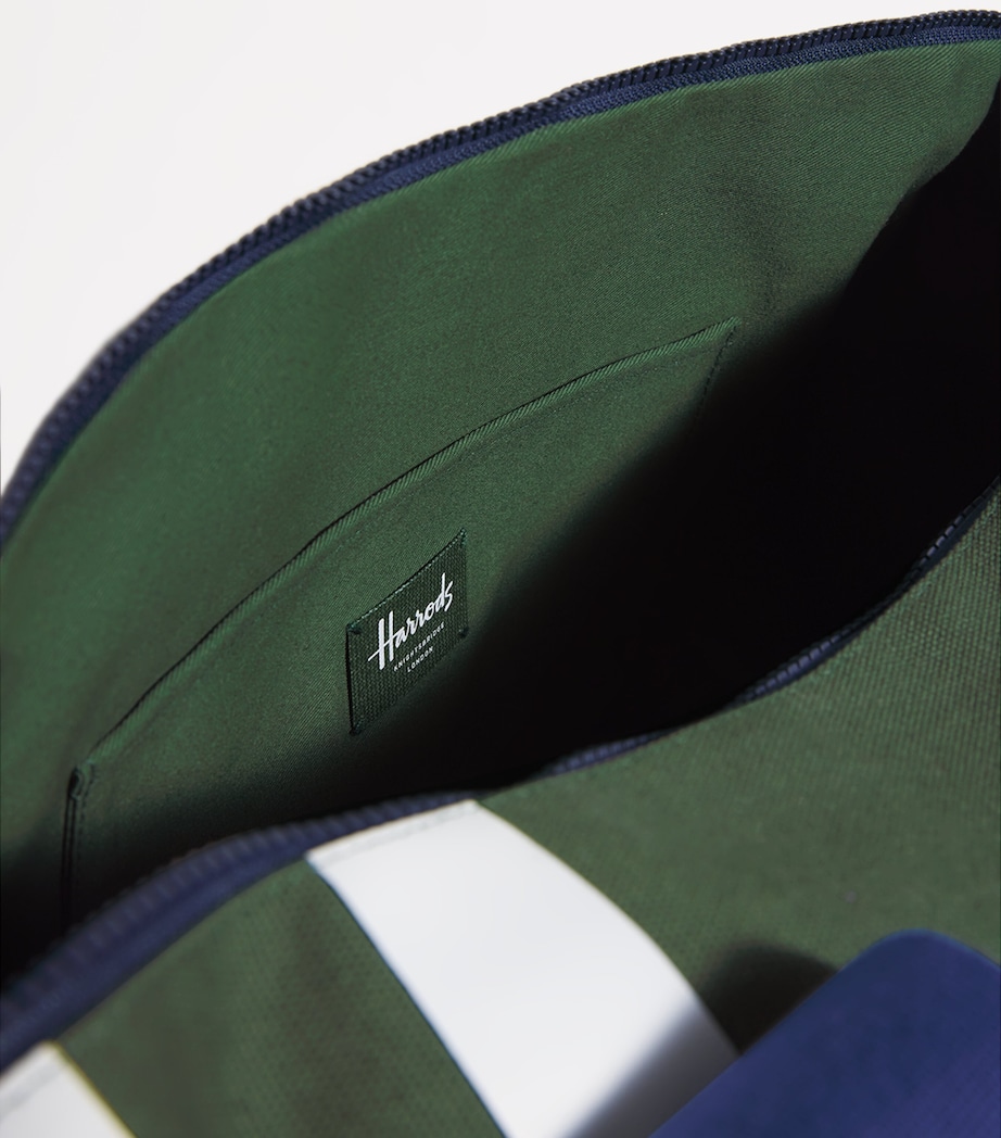 Cotton Logo Barrel Bag DARK GREEN Image 4