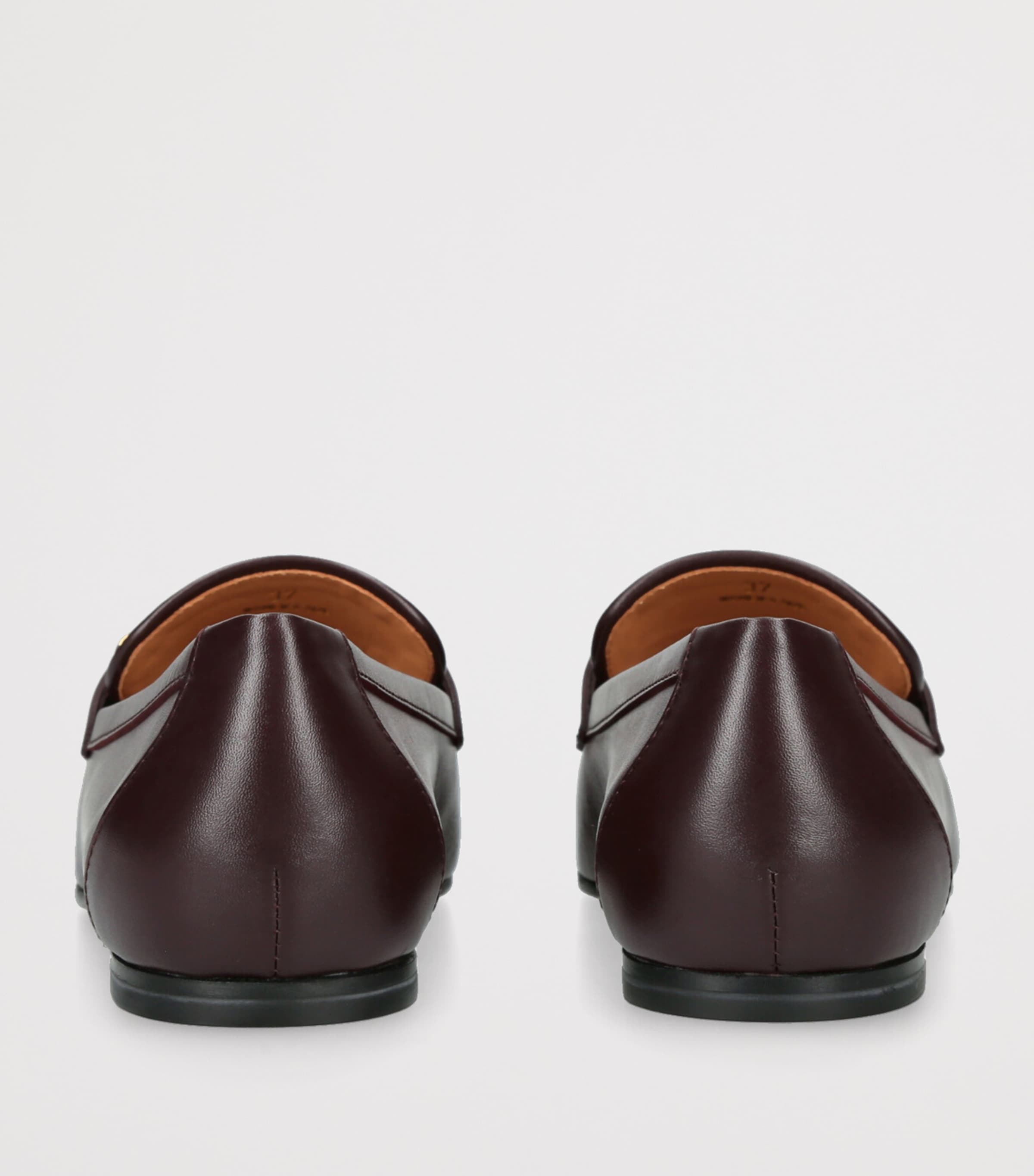 Leather Barretta Mocassins DARK BROWN Image 2