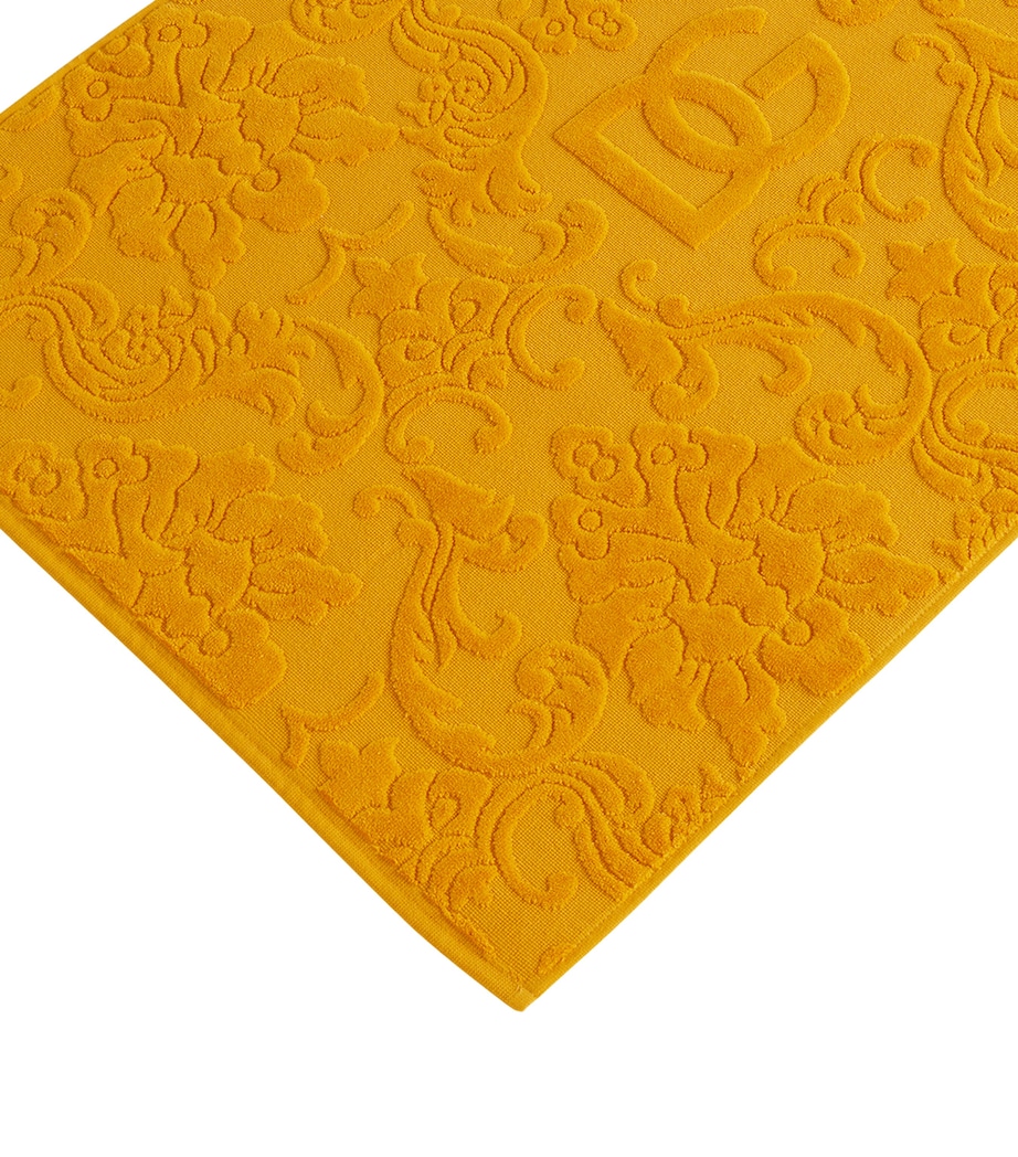 Cotton Jacquard Bath Mat (87cm x 54cm) U0001 ORO Image 3