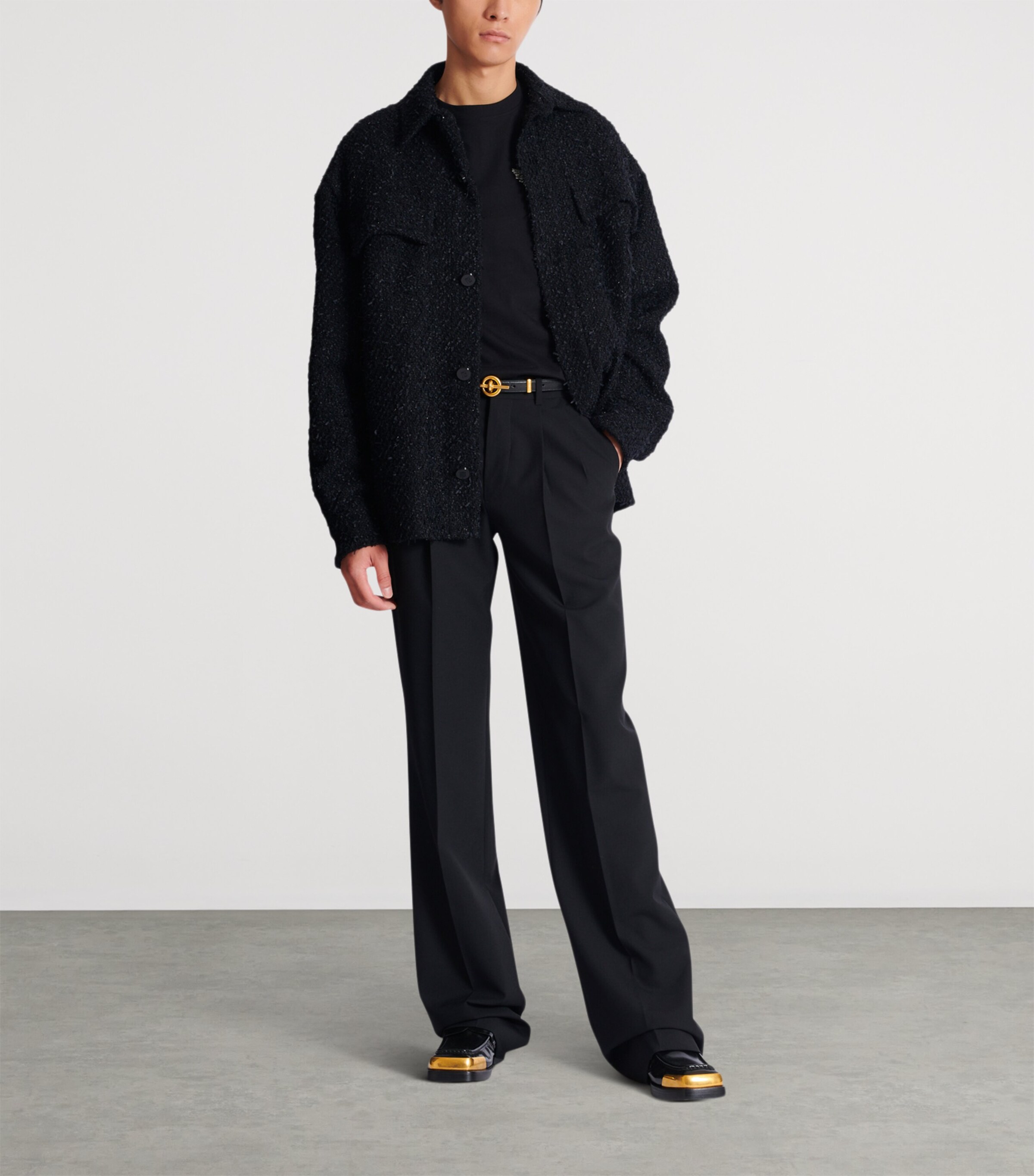 Tweed Overshirt 0PA NOIR Image 3